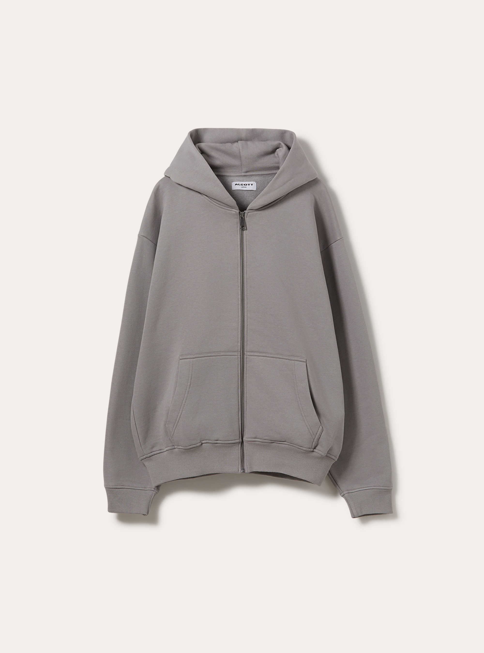 Cardigan basico boxy fit, GY2 GREY MEDIUM