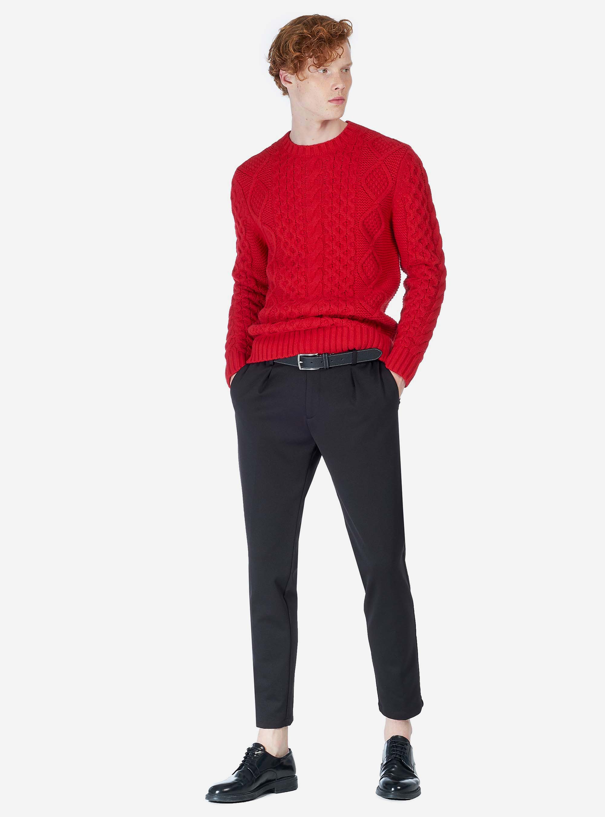 Cintura di pelle, NERO