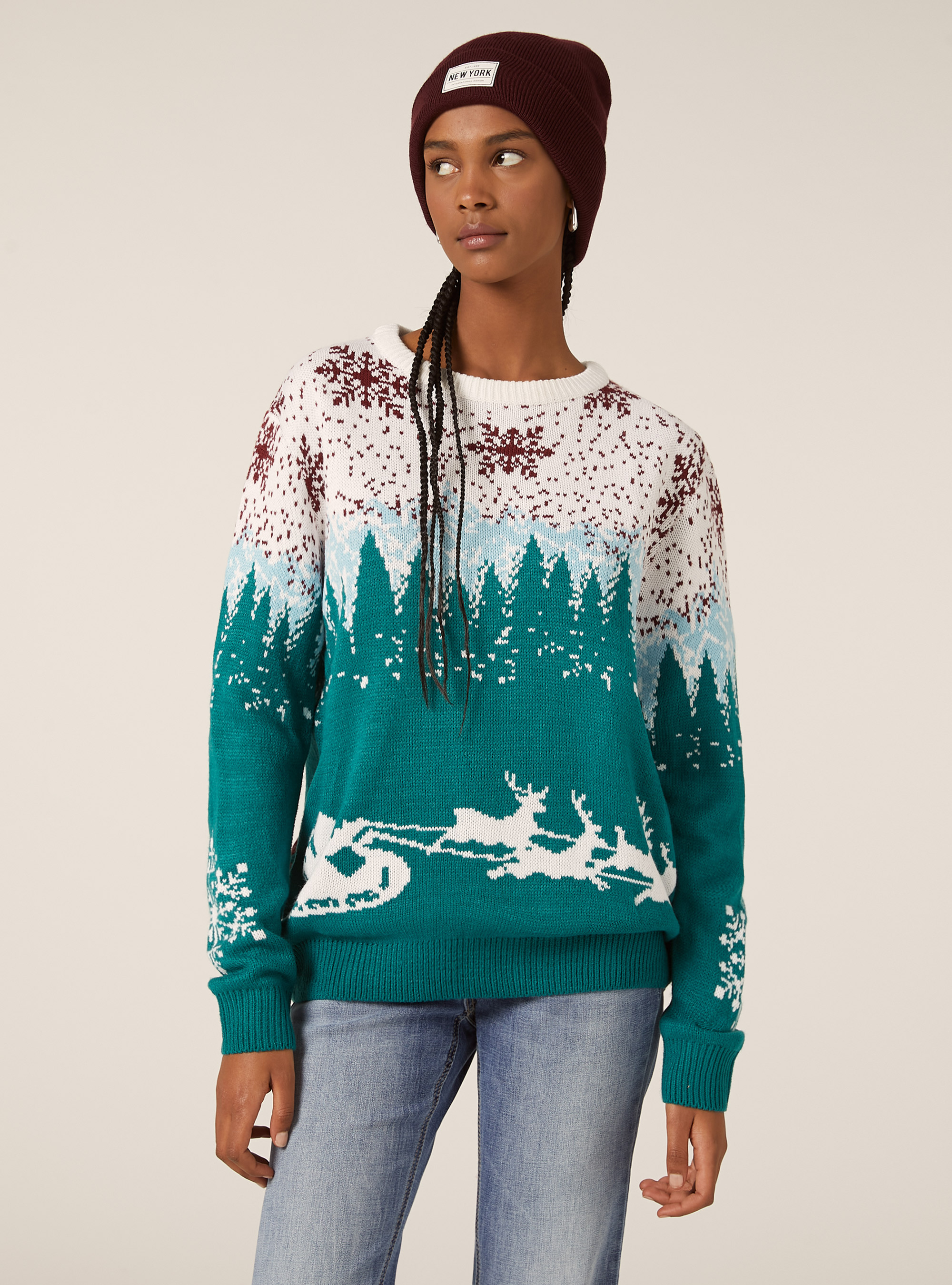 Pullover Christmas Collection, GN1 GREEN DARK