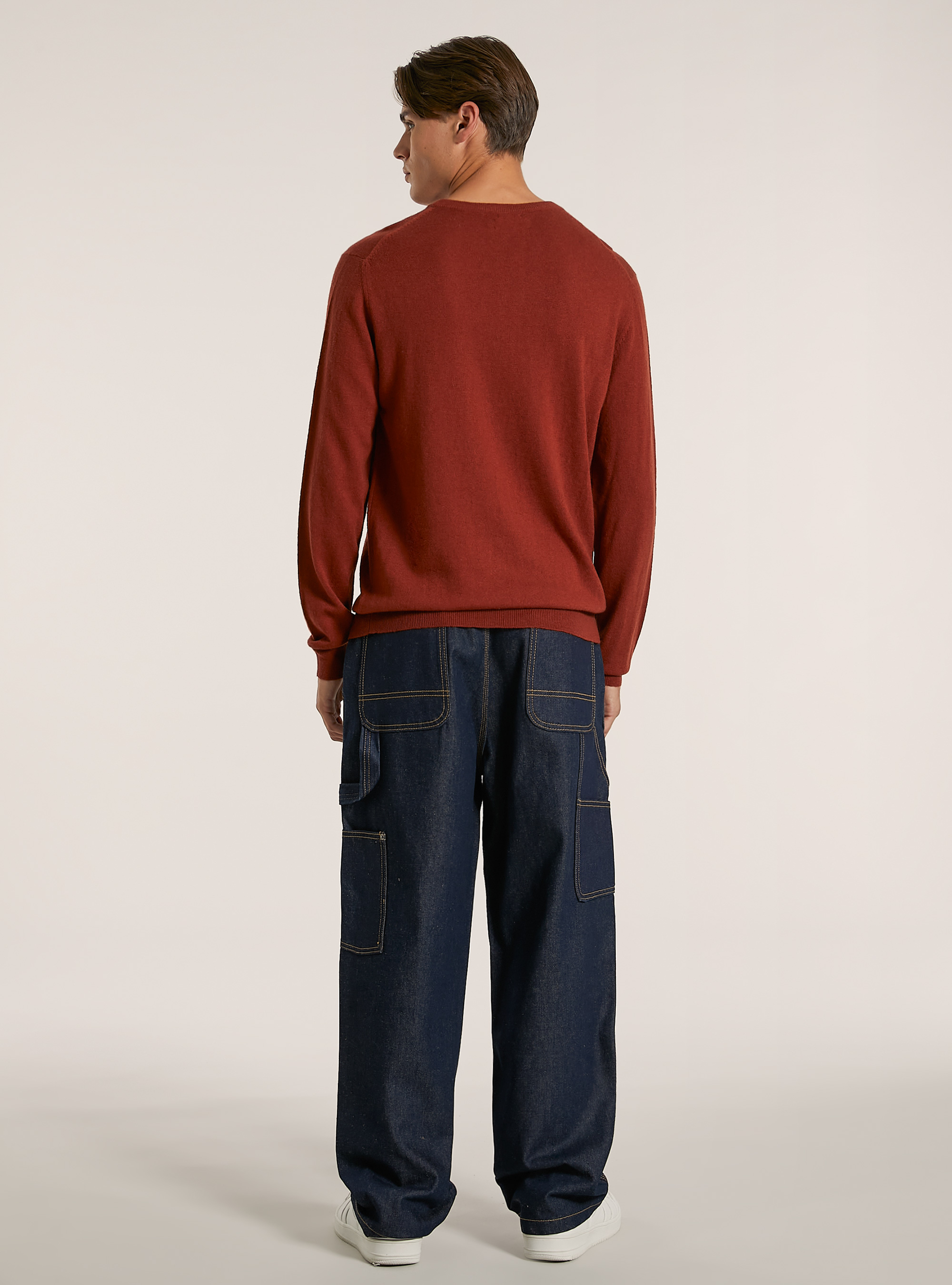 Cashmere-blend pullover, RT2 RUSTY MEDIUM