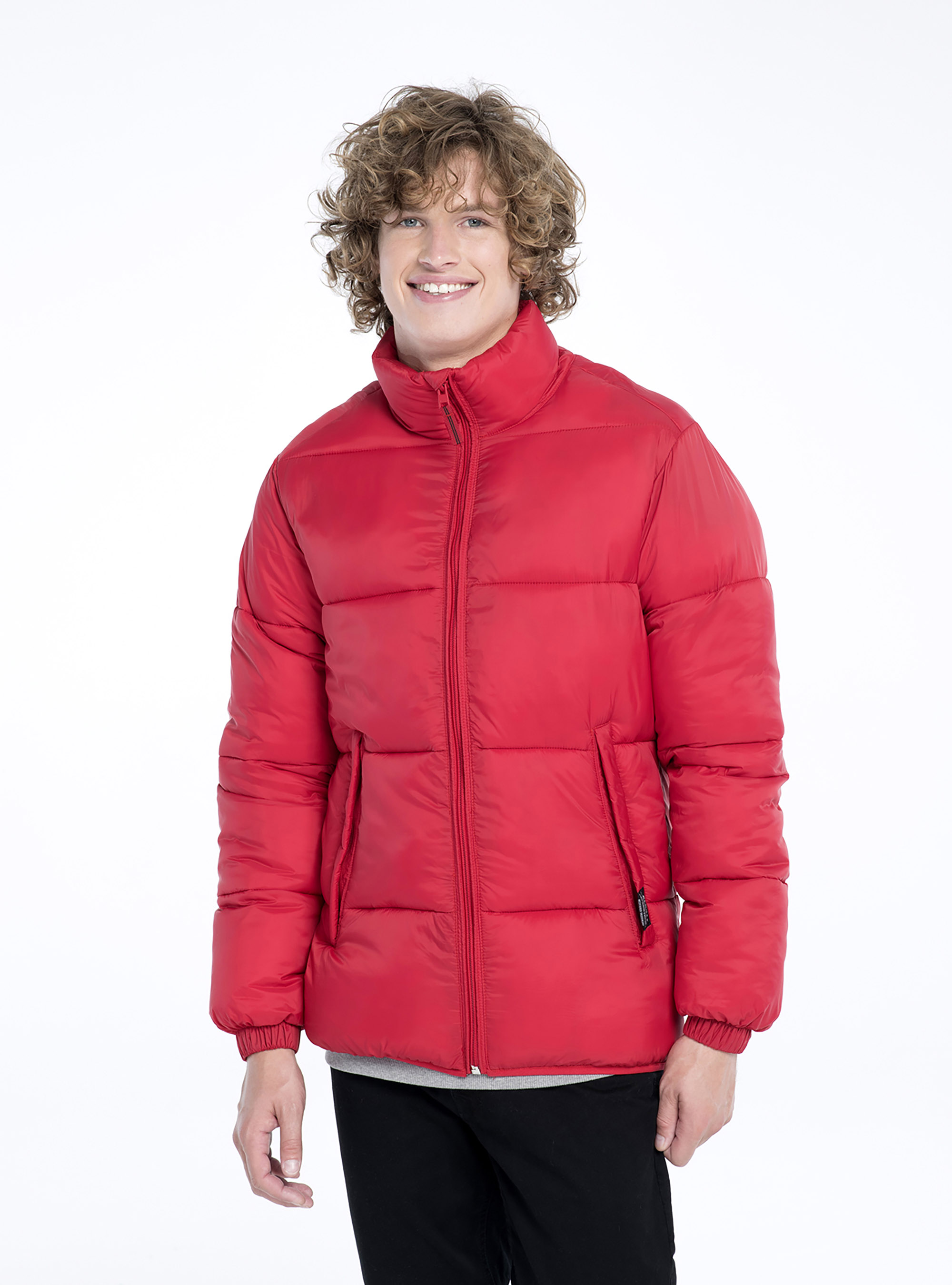 Puffy jacket, C350 RED