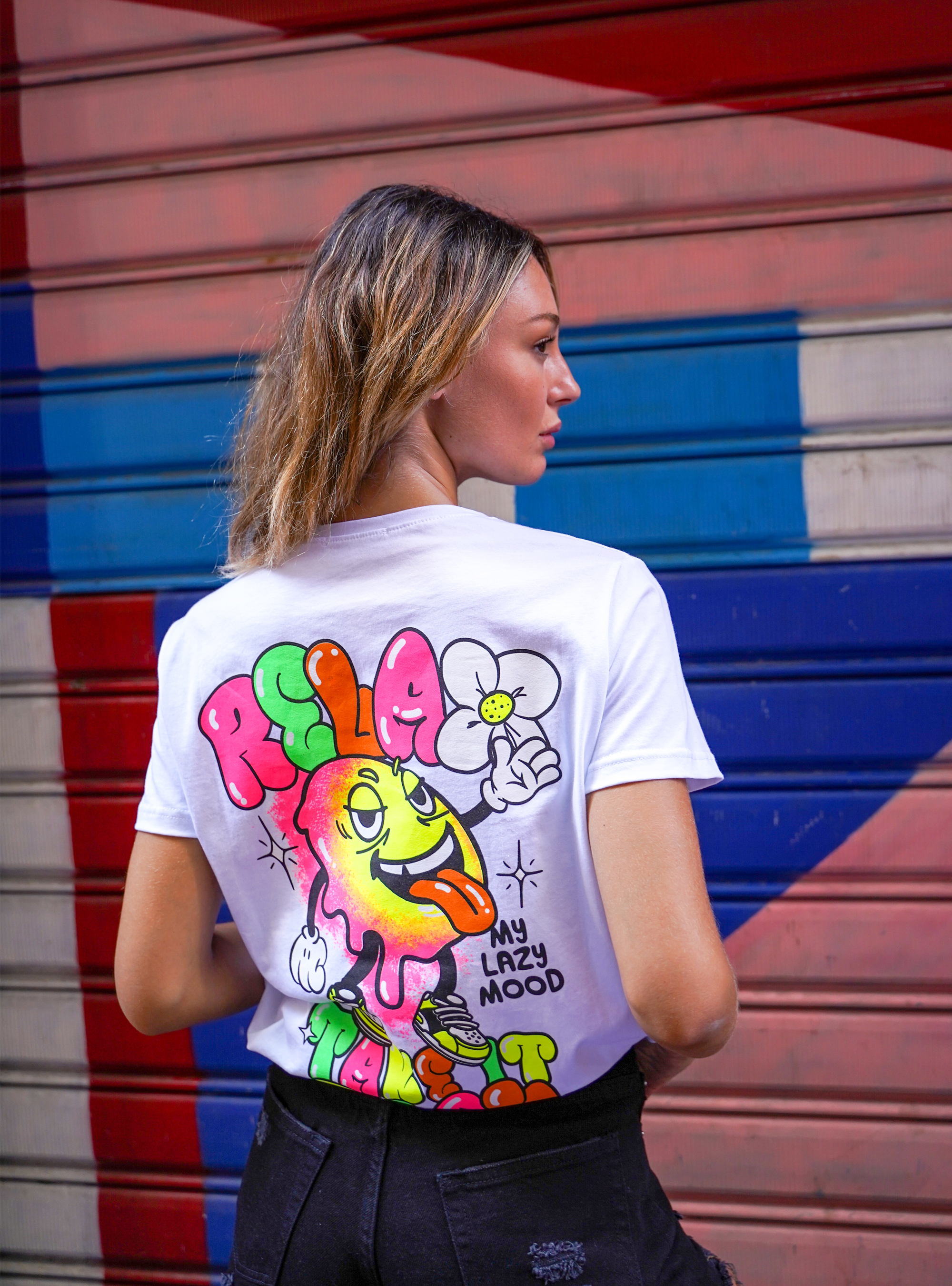 T-shirt avec impression Fancy Collection, WH2 WHITE