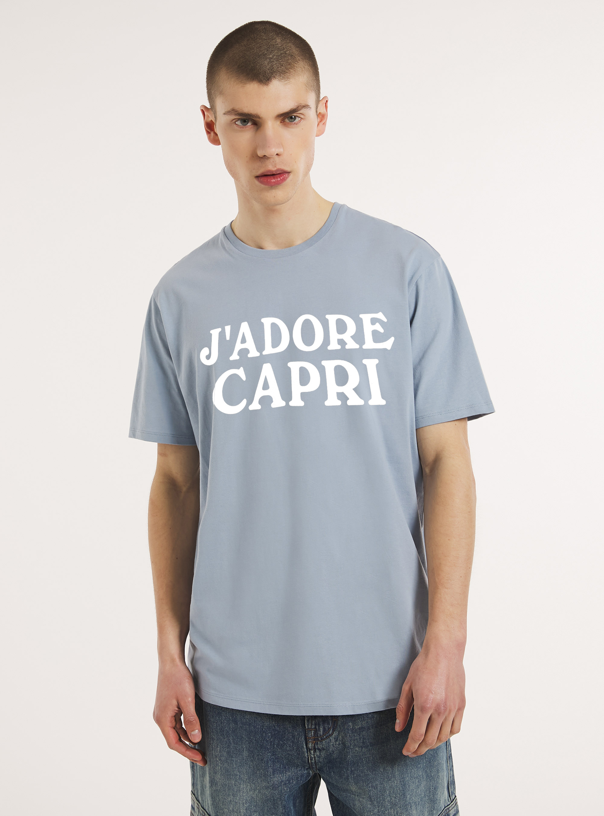 Capri Capsule Genderless T-shirt, AZ3 AZURE LIGHT