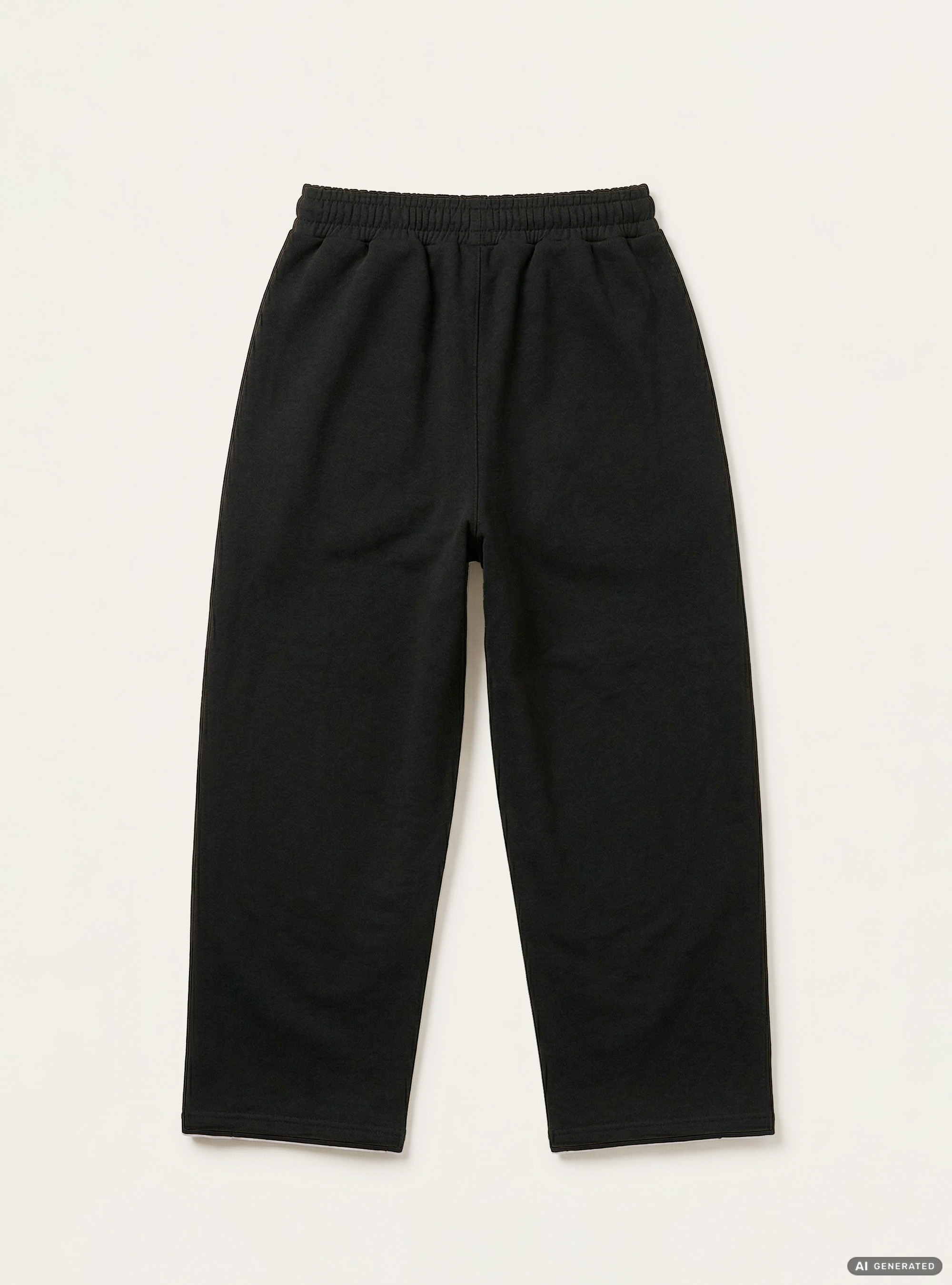 Jogger in felpa baloon fit, BK1 BLACK