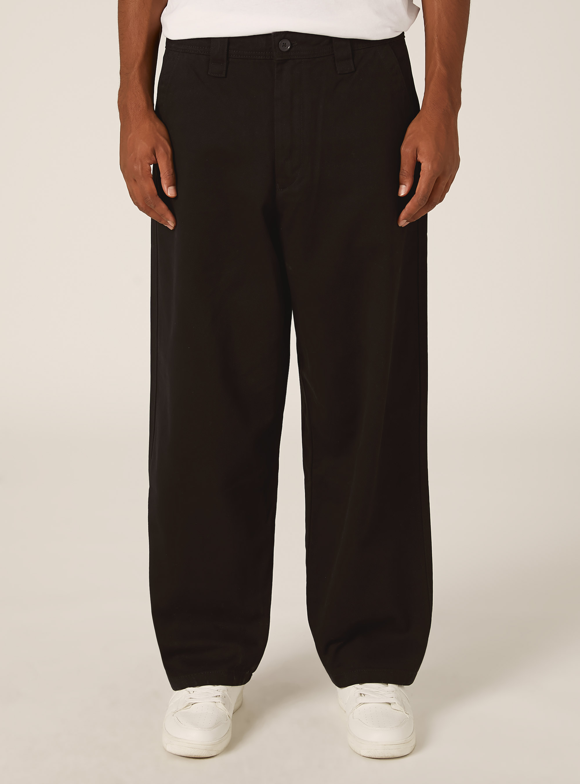 Chino in twill, BK1 BLACK