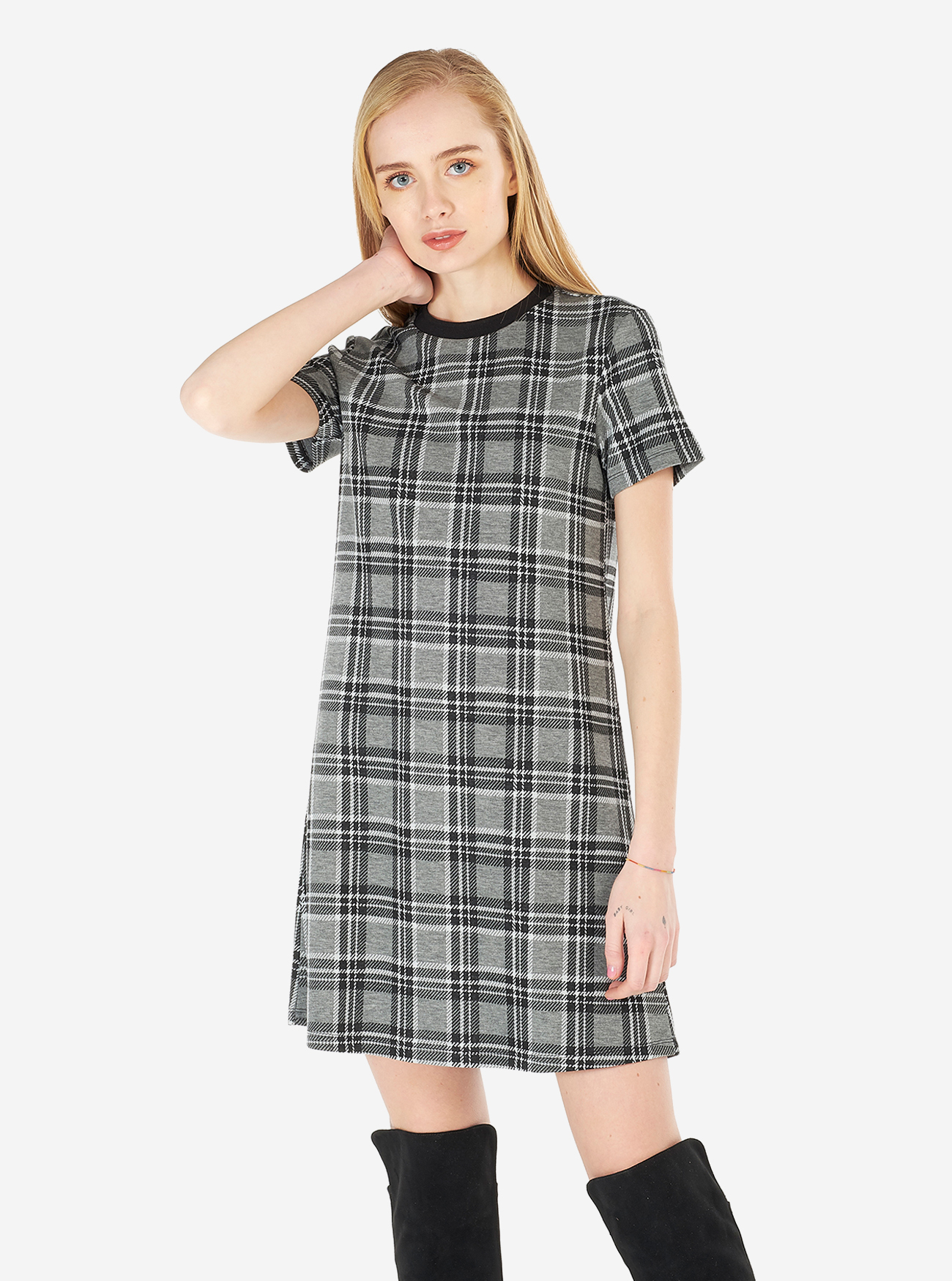 Vestito fantasia, CHECKS BLACK