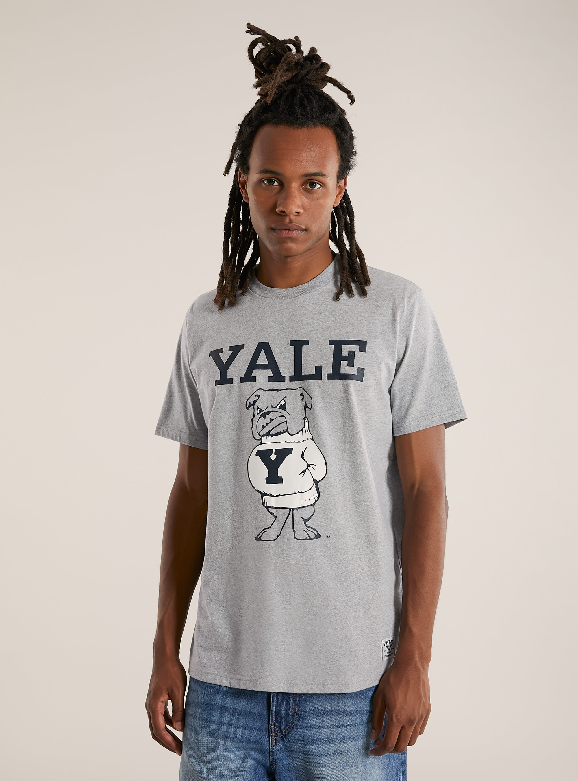 Yale / Alcott T-shirt, MGY2 GREY MEL MEDIUM