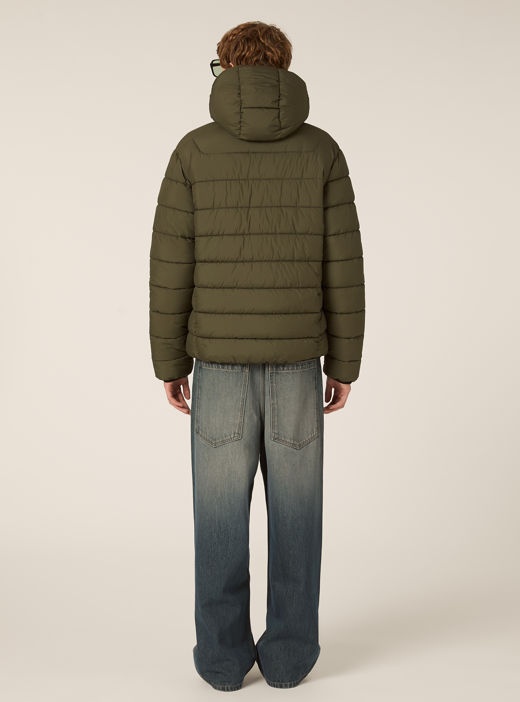 Padded jacket with hood, KY2 KAKY MEDIUM