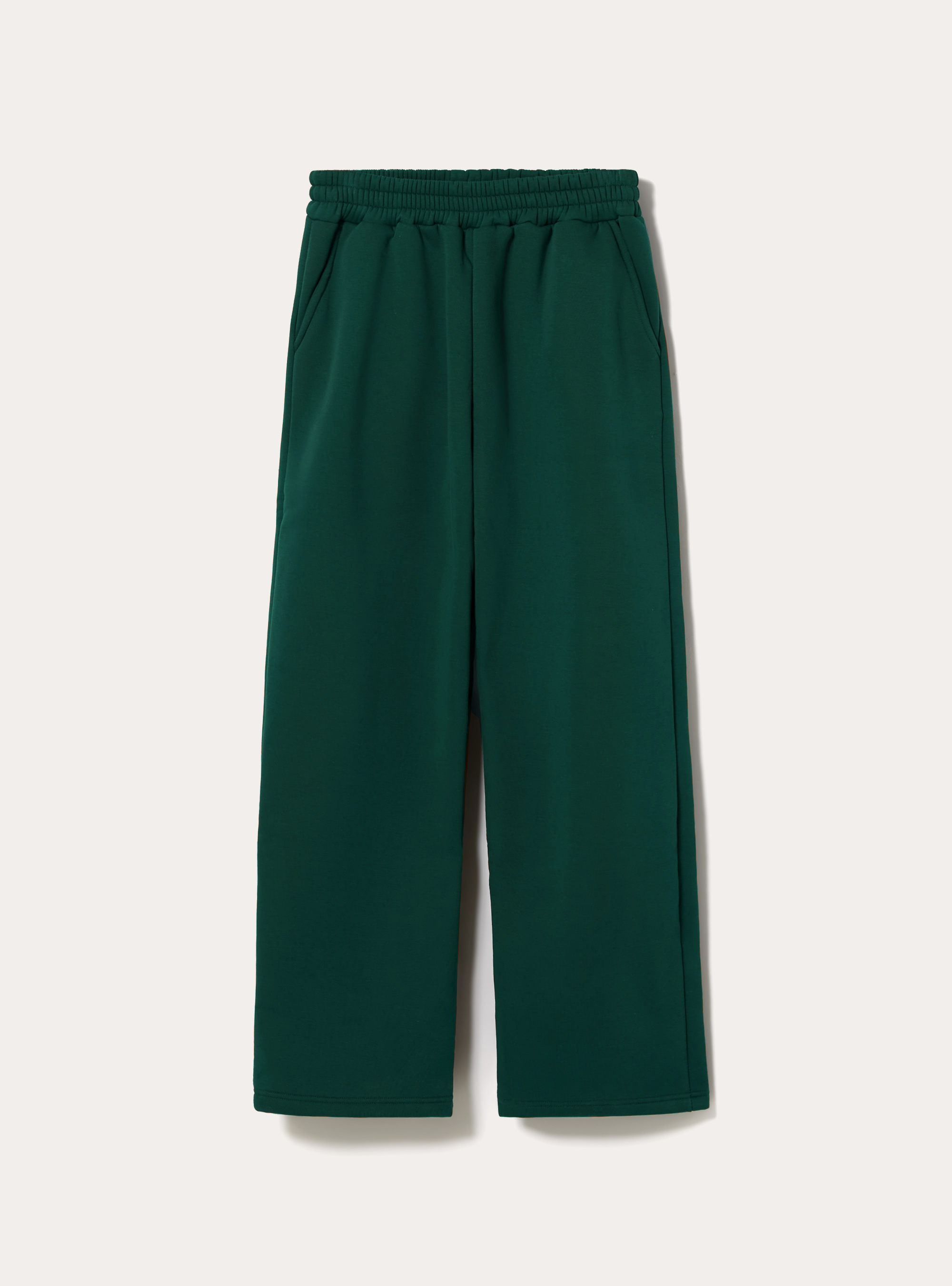 Pantalon ample en peluche, GN1 GREEN DARK