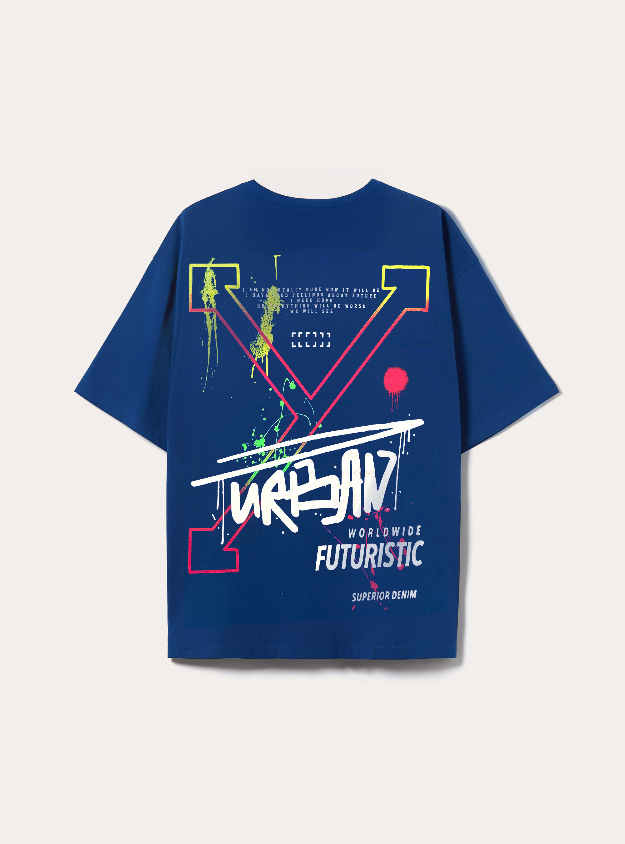 Kurzarm-T-Shirt mit Aufdruck, RY2 ROYALE MEDIUM