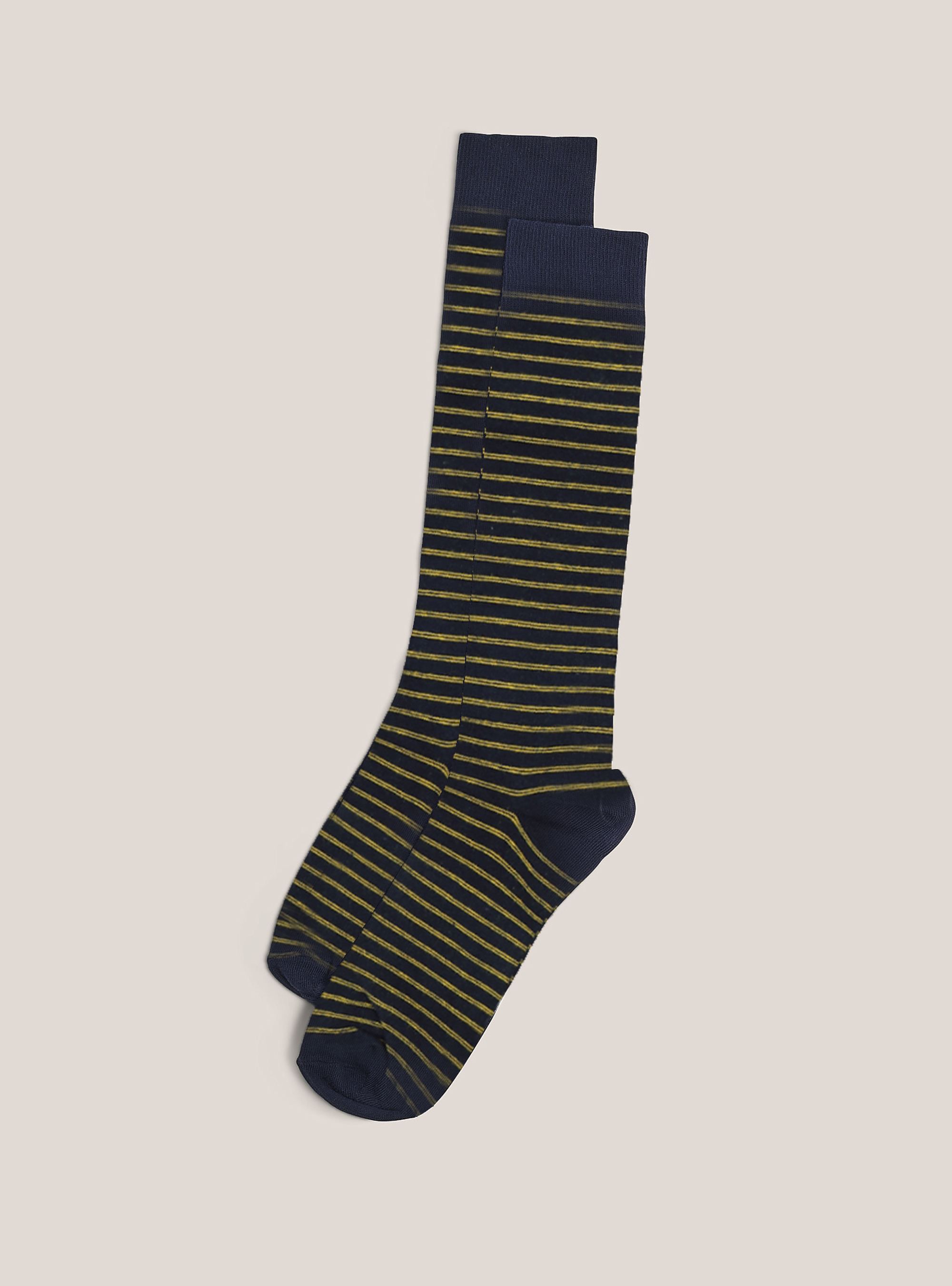 Set of 3 pairs of long socks, NA1 NAVY DARK