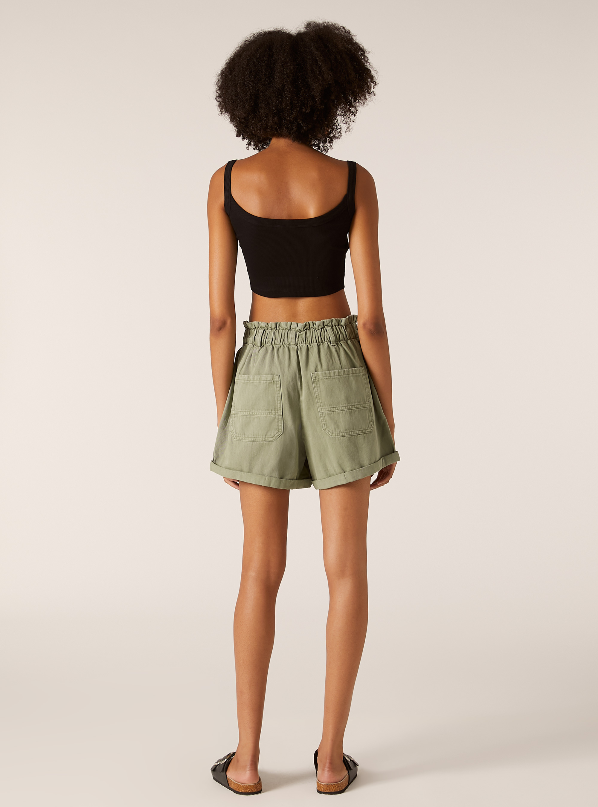 Short avec poches et taille bonbon, KY2 KAKY MEDIUM