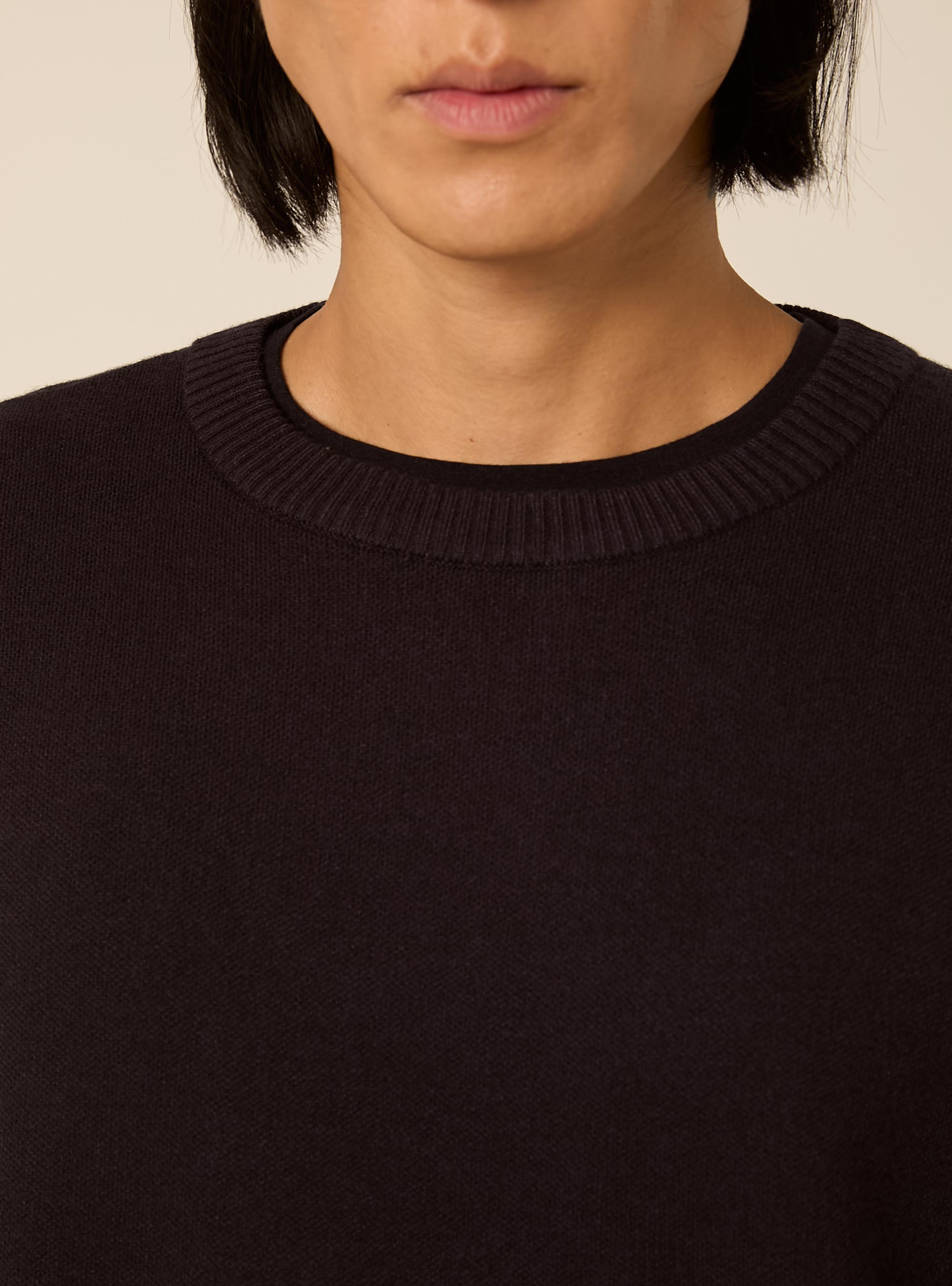 Pullover boxy fit morbido, NAVY SCURO