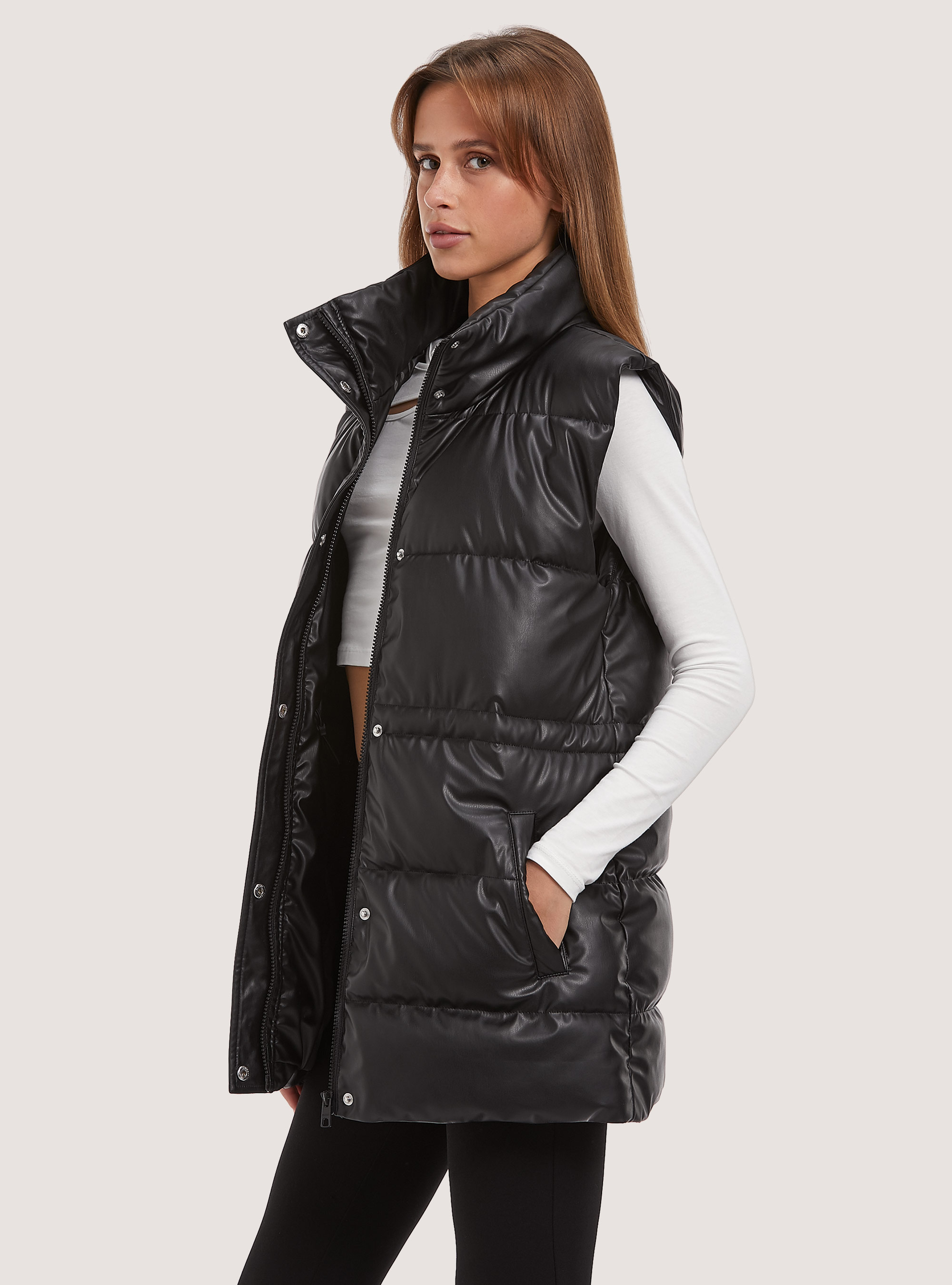 Parpadeo once Desmantelar Chaleco acolchado con efecto piel | Alcott | Coats and Jackets Uomo