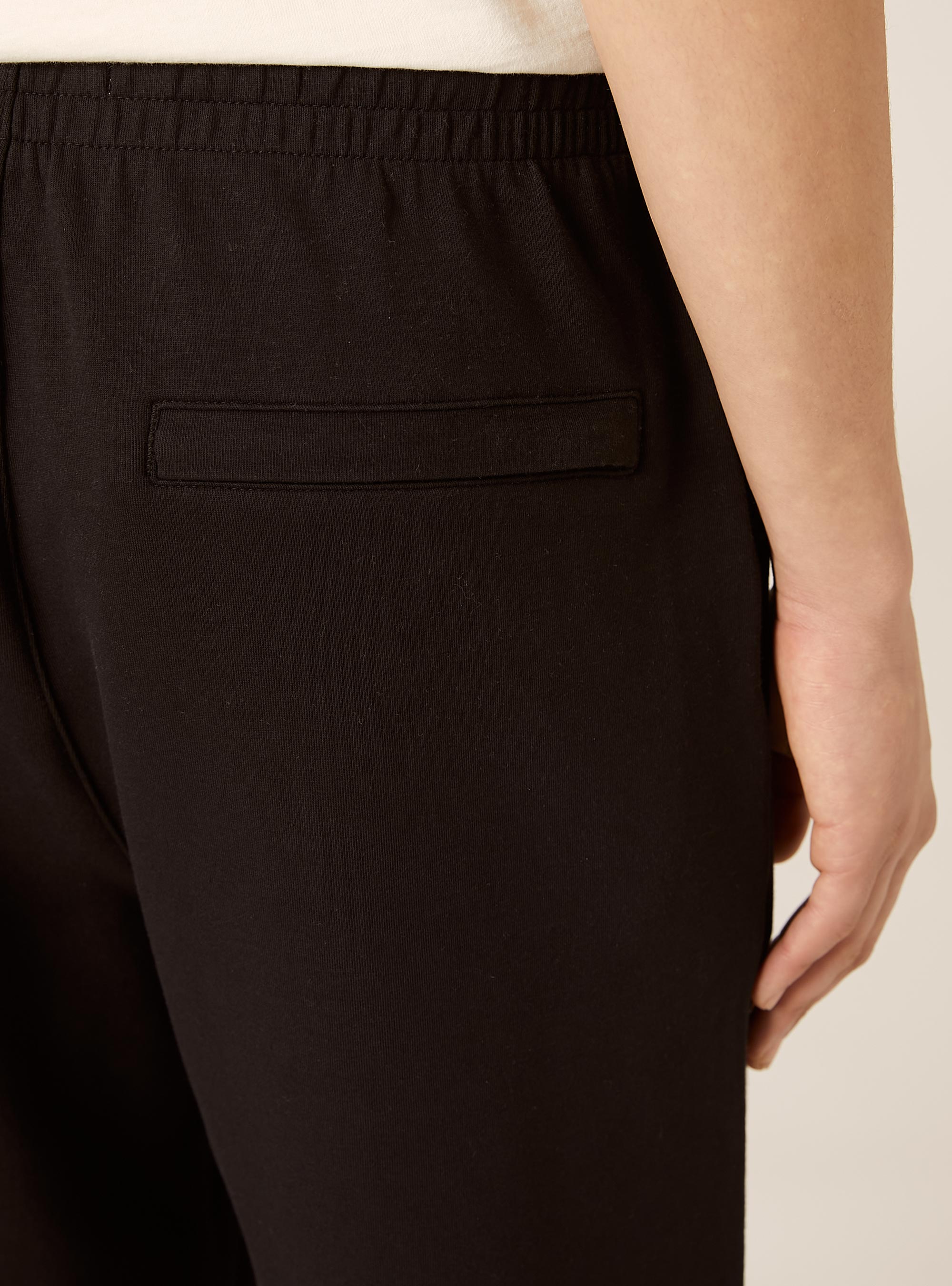 Soft touch technical jogger pants, BK1 BLACK