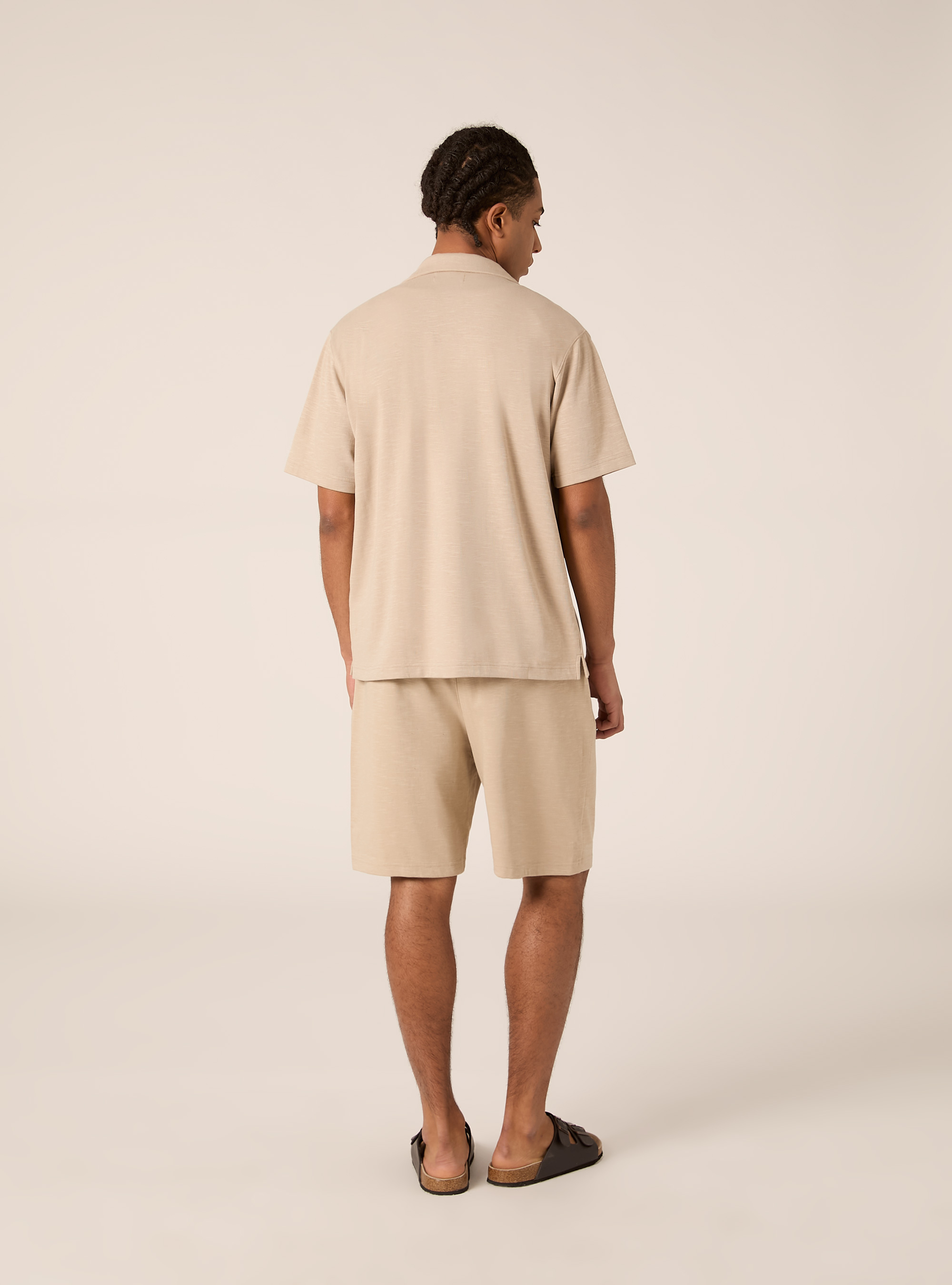 Camisa de manga corta de jersey, BG2 BEIGE MEDIUM