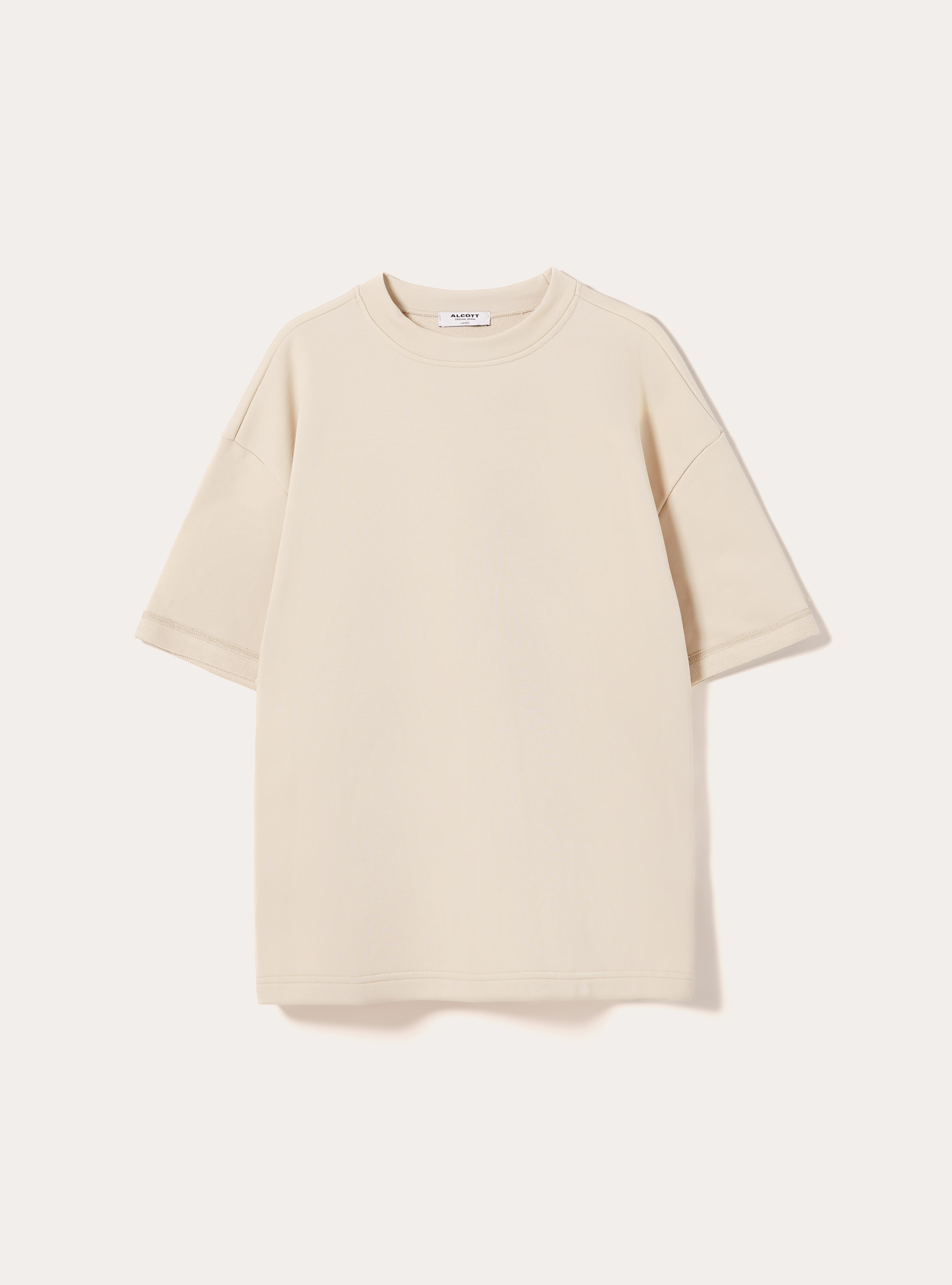 Sweatshirt boxy fit, BG3 BEIGE LIGHT