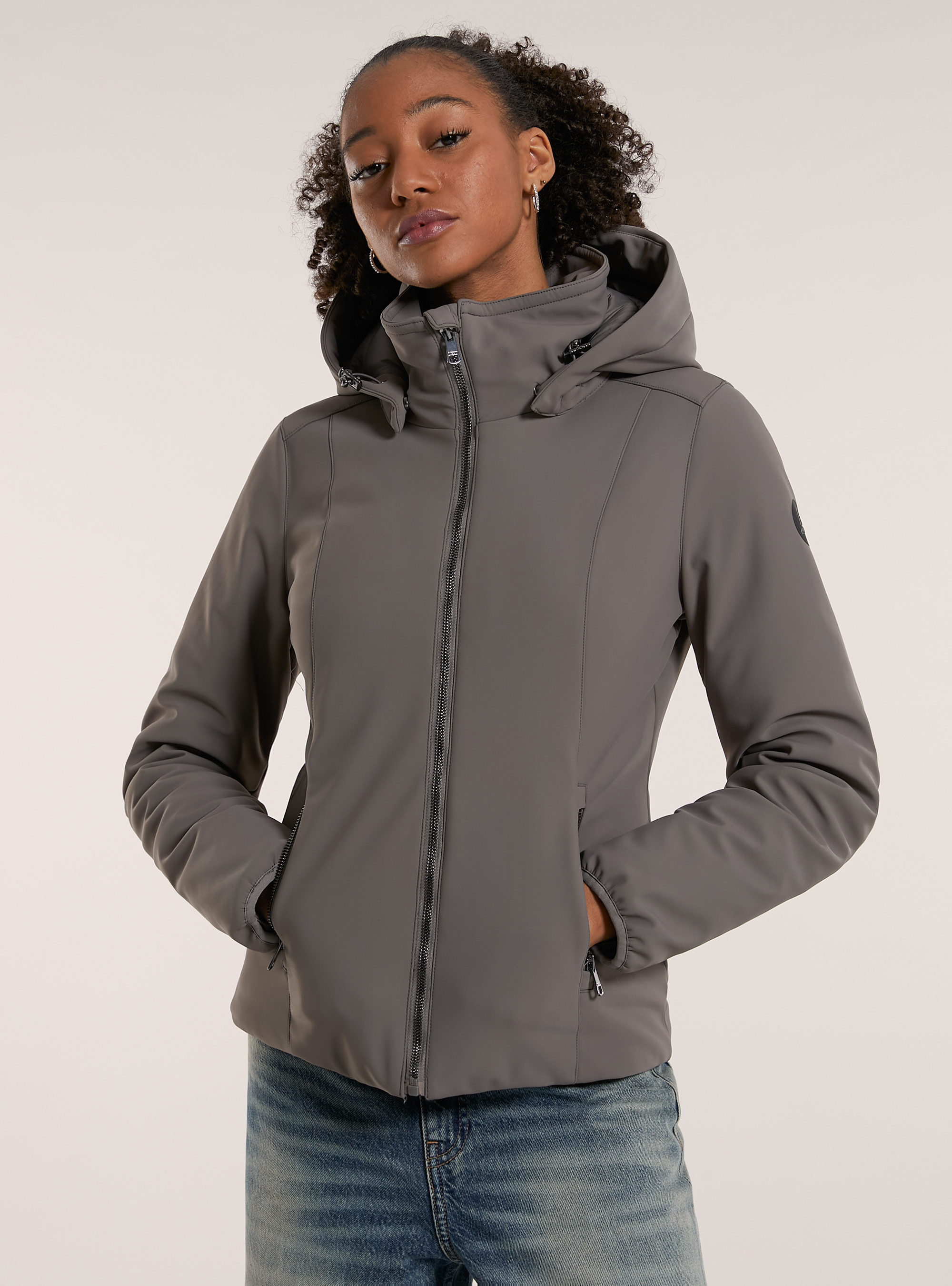 Giubbotto tecnico con imbottitura riciclata, BR3 BROWN LIGHT