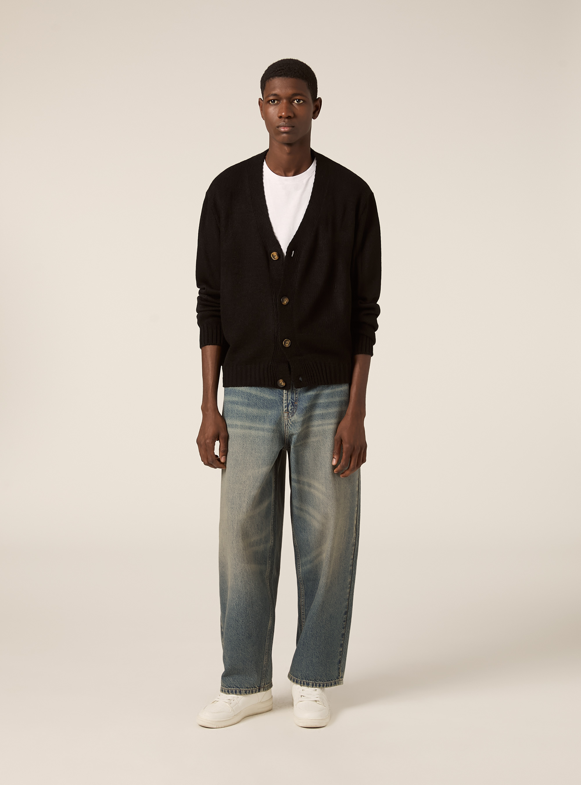 Strickjacke, BK1 BLACK