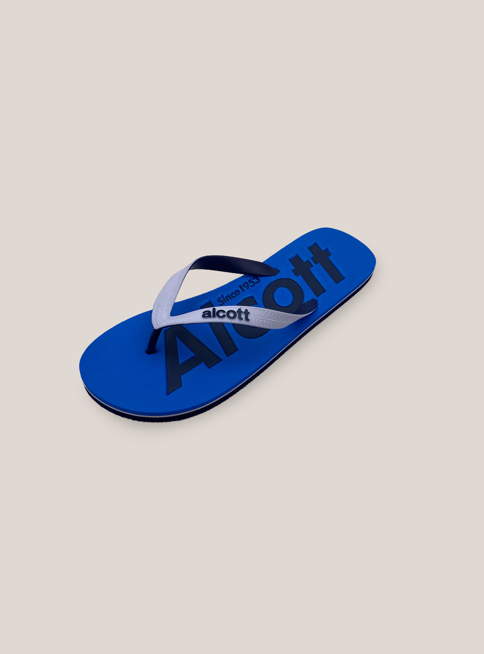 Flip Flops mit Logo, C2238 AZZURRE