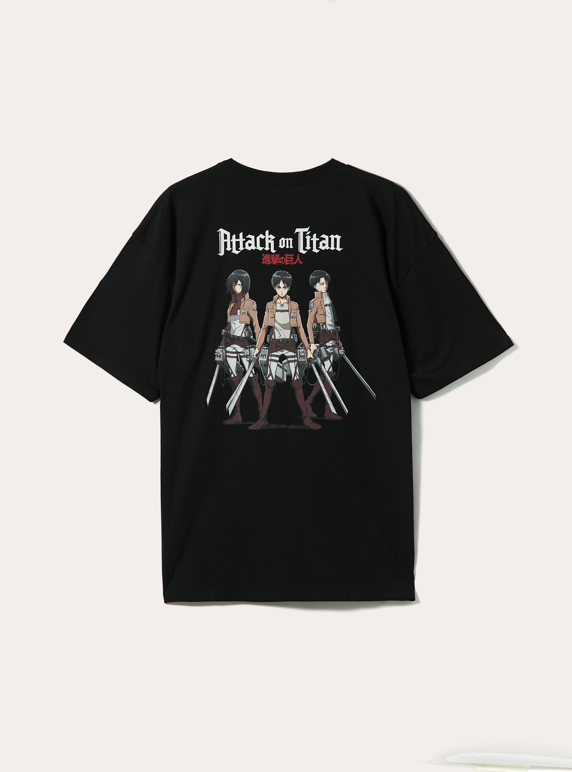 Attack on Titan / Alcott T-shirt, BK1 BLACK