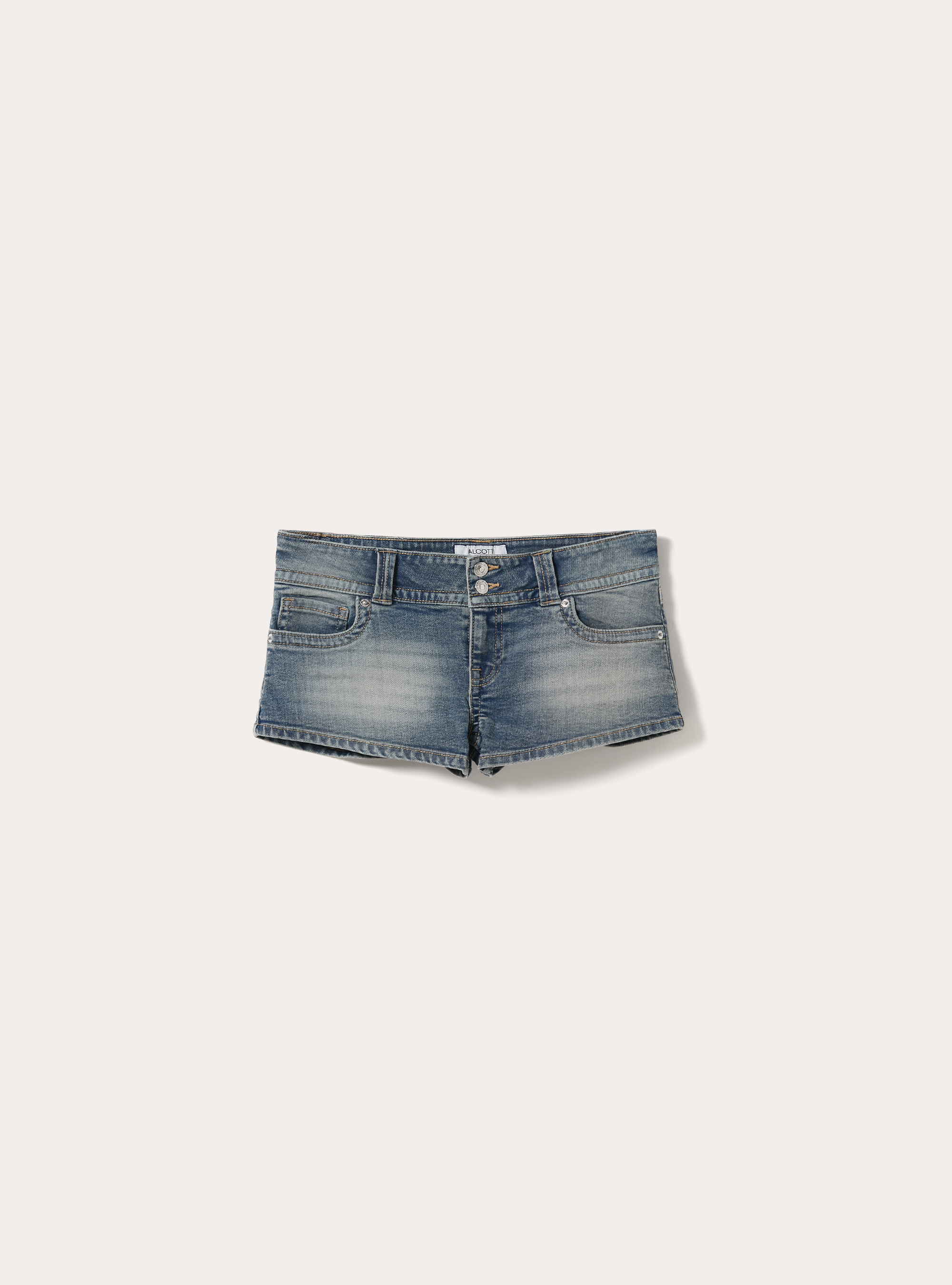 Micro shorts in denim, D004 MEDIUM LIGHT BLUE