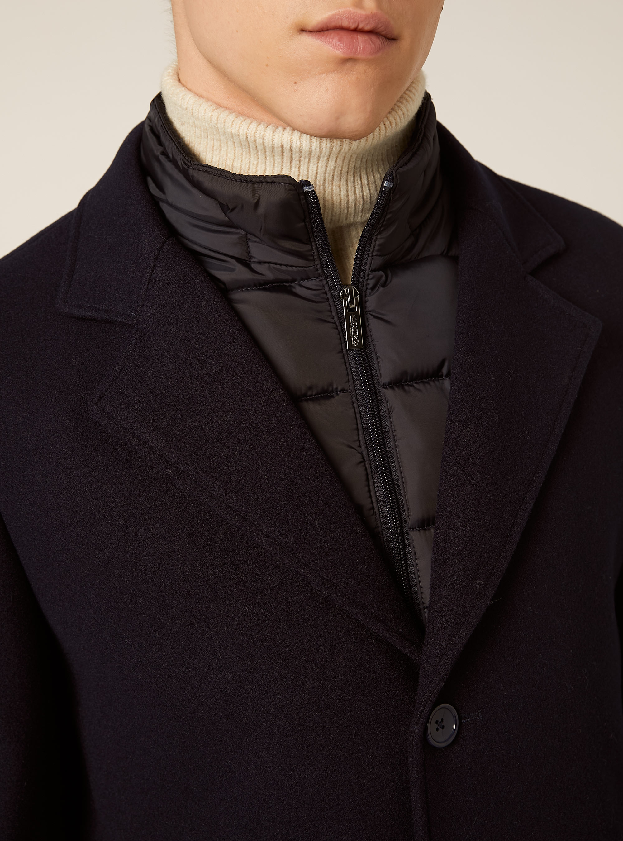 Cappotto con piumino removibile, NA1 NAVY DARK