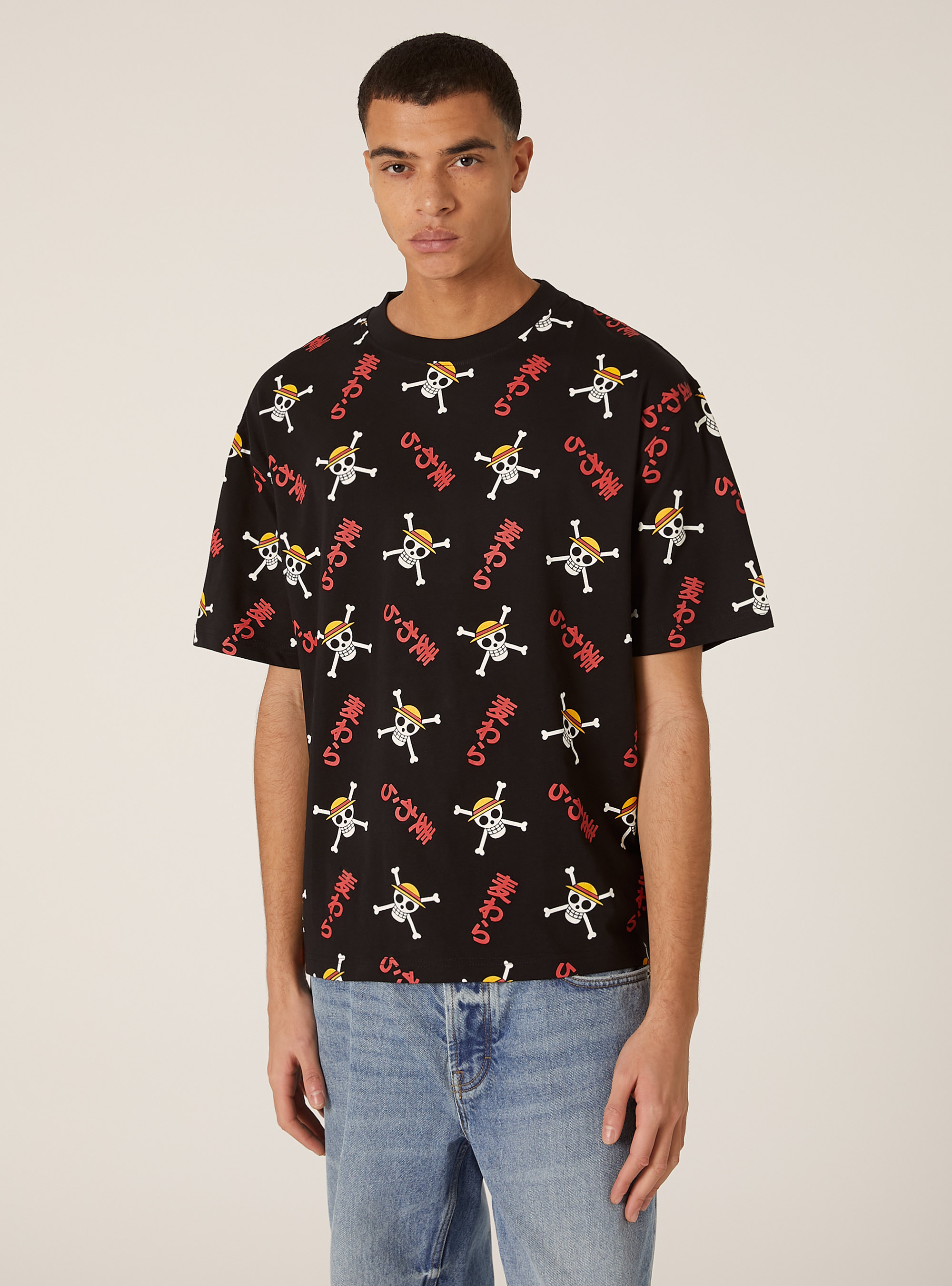 One Piece / Alcott T-Shirt im Boxy-Schnitt, BK1 BLACK