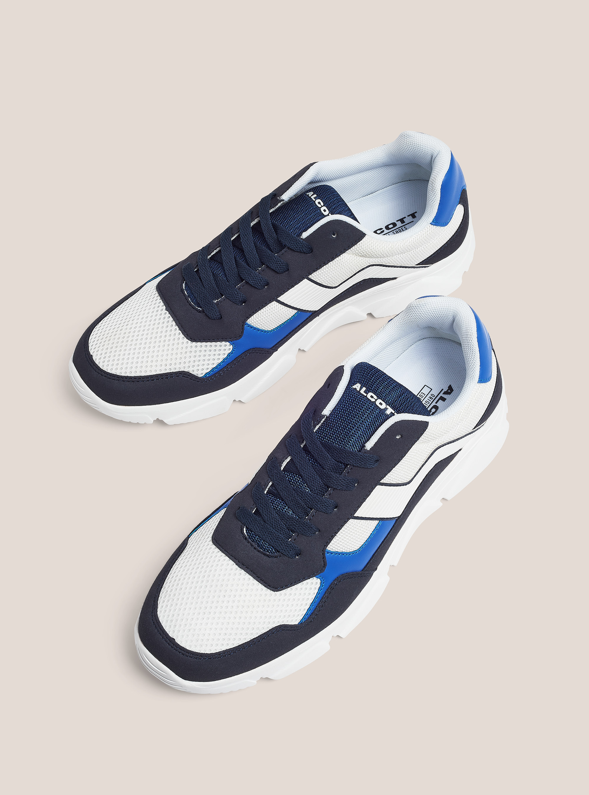 Sneakers bicolore, BLUE