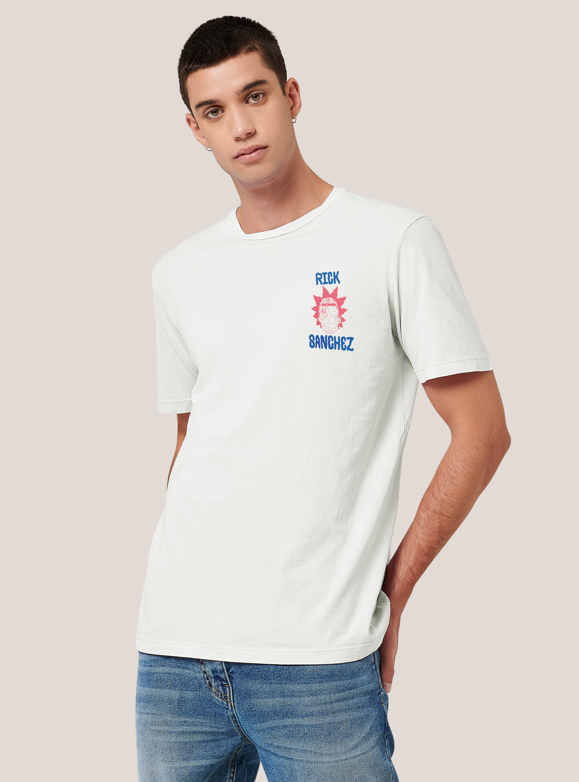 Rick and Morty x Alcott T-shirt, WHITE