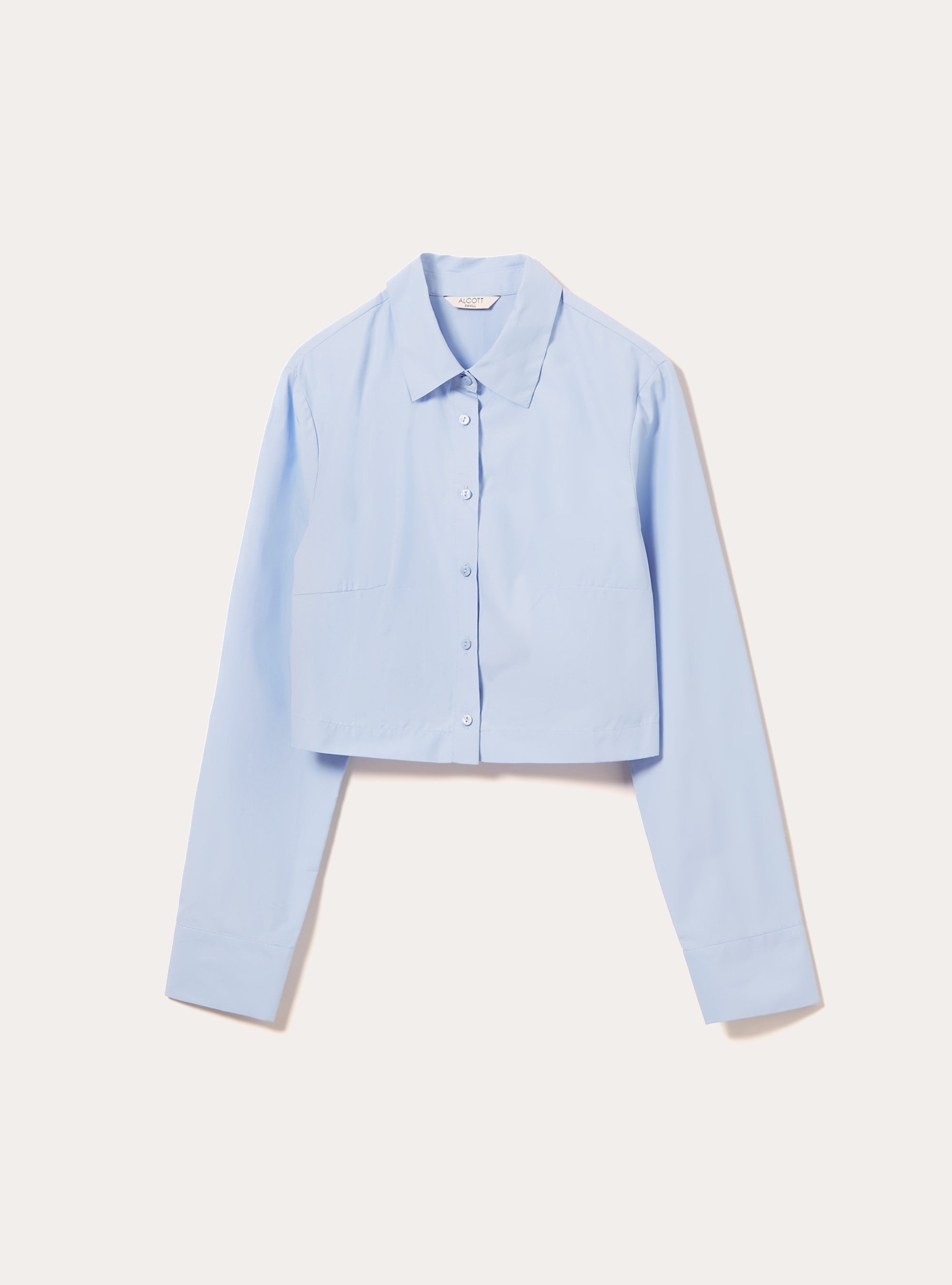 Camisa corta de popelín, AZ3 AZURE LIGHT