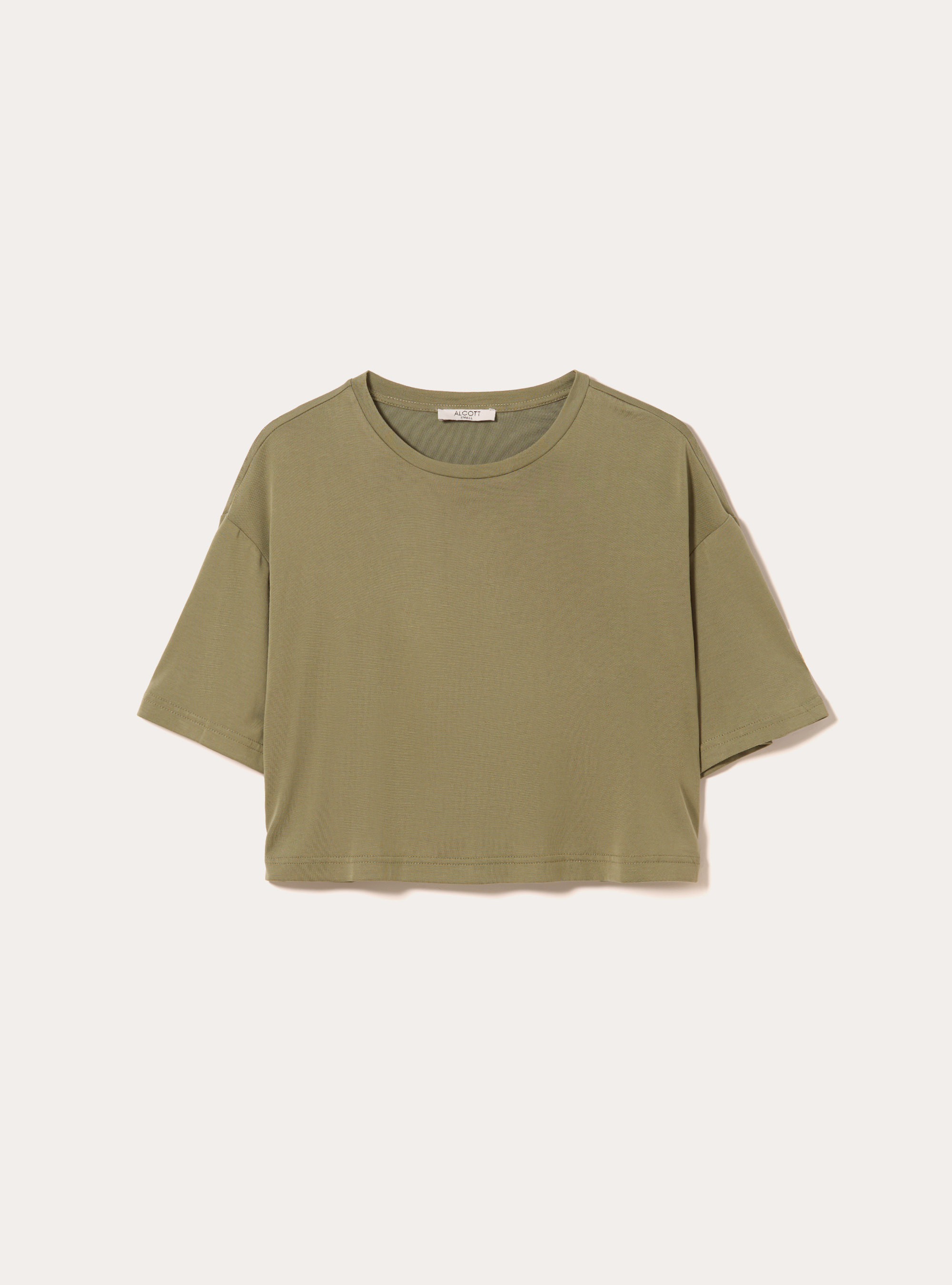 Gek&uuml;rztes T-Shirt mit weichem Griff, KY2 KAKY MEDIUM