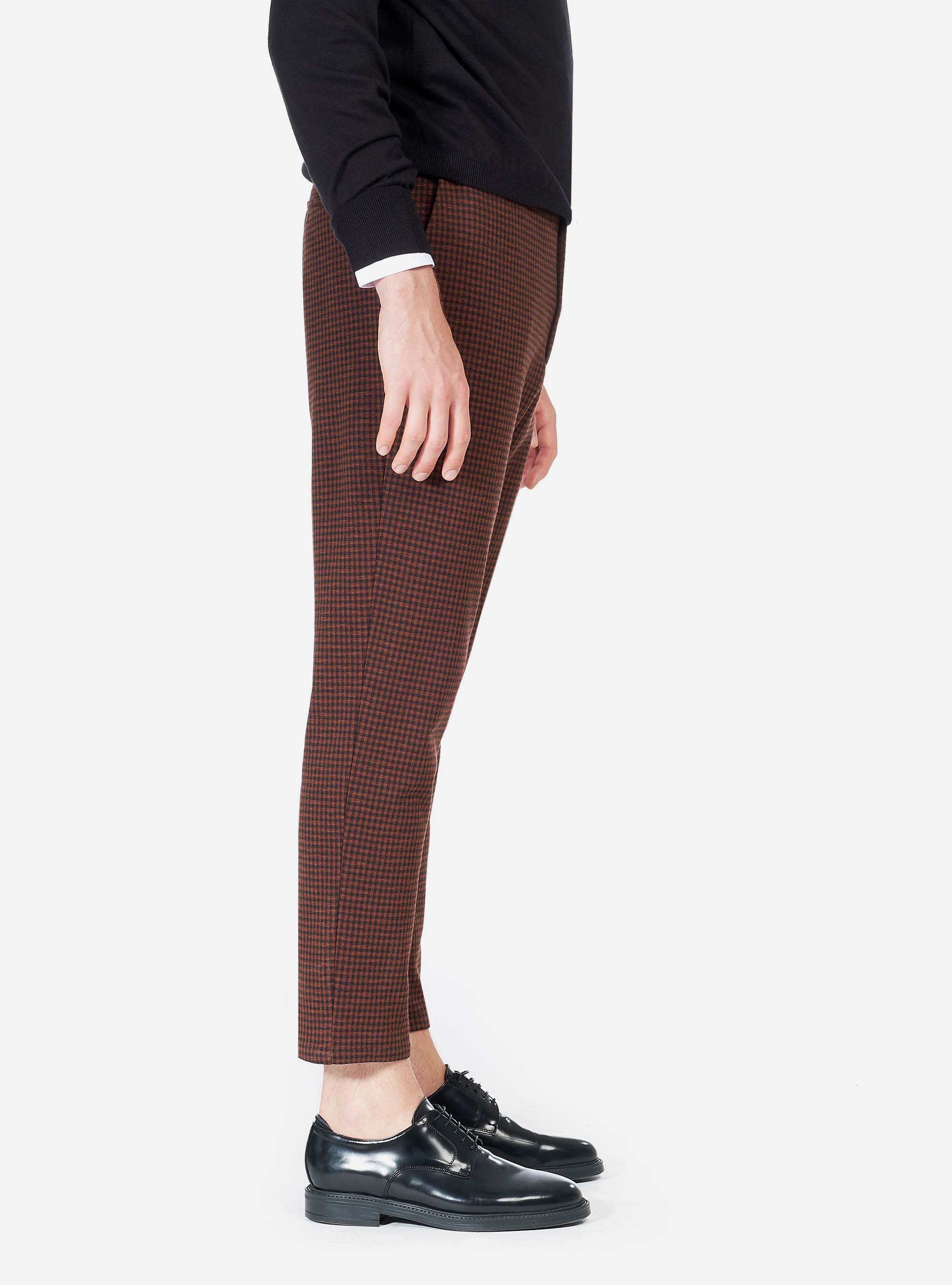 CHINO PANTS, BROWN