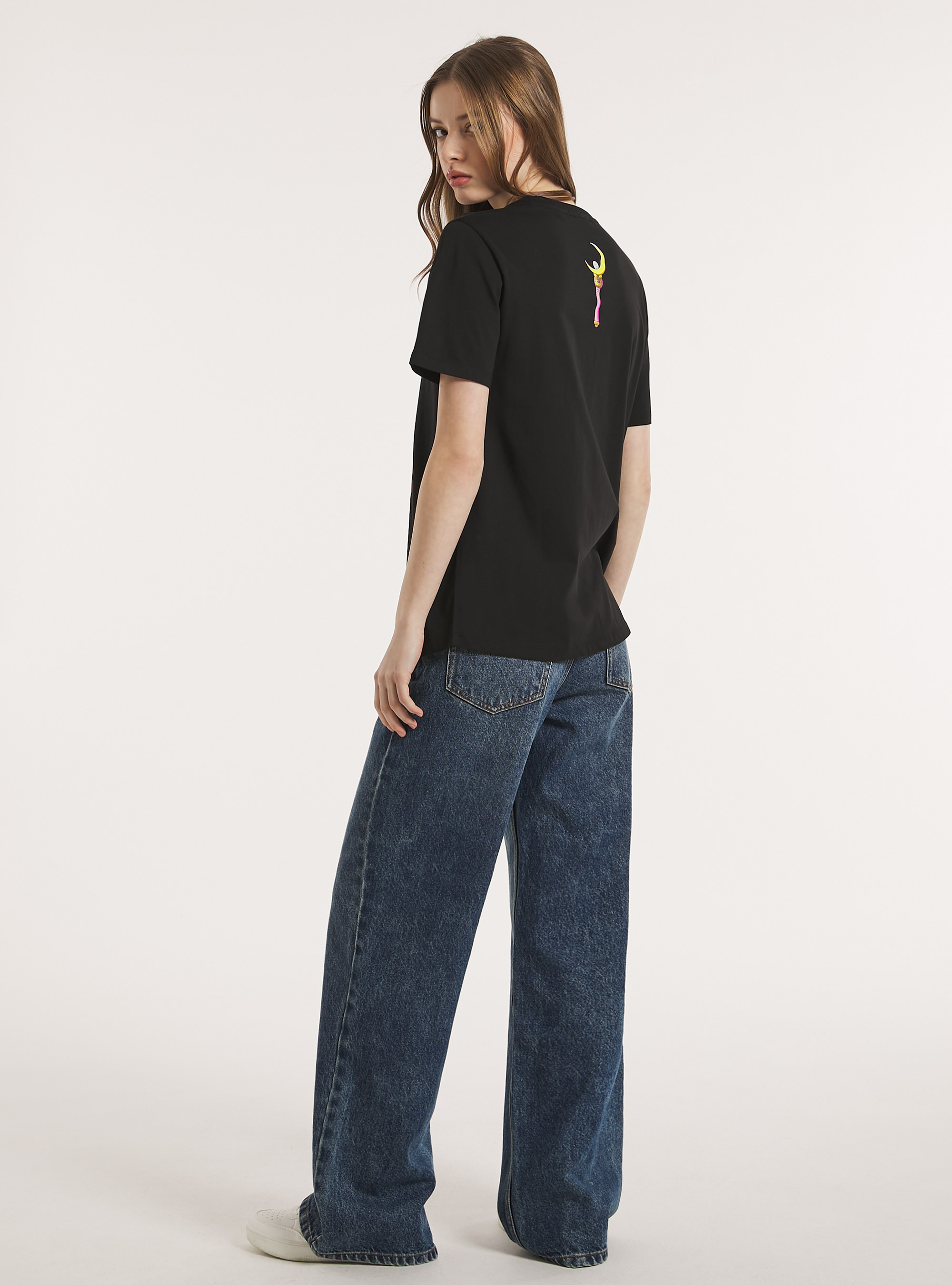 Camiseta Sailor Moon / Alcott, BK1 BLACK