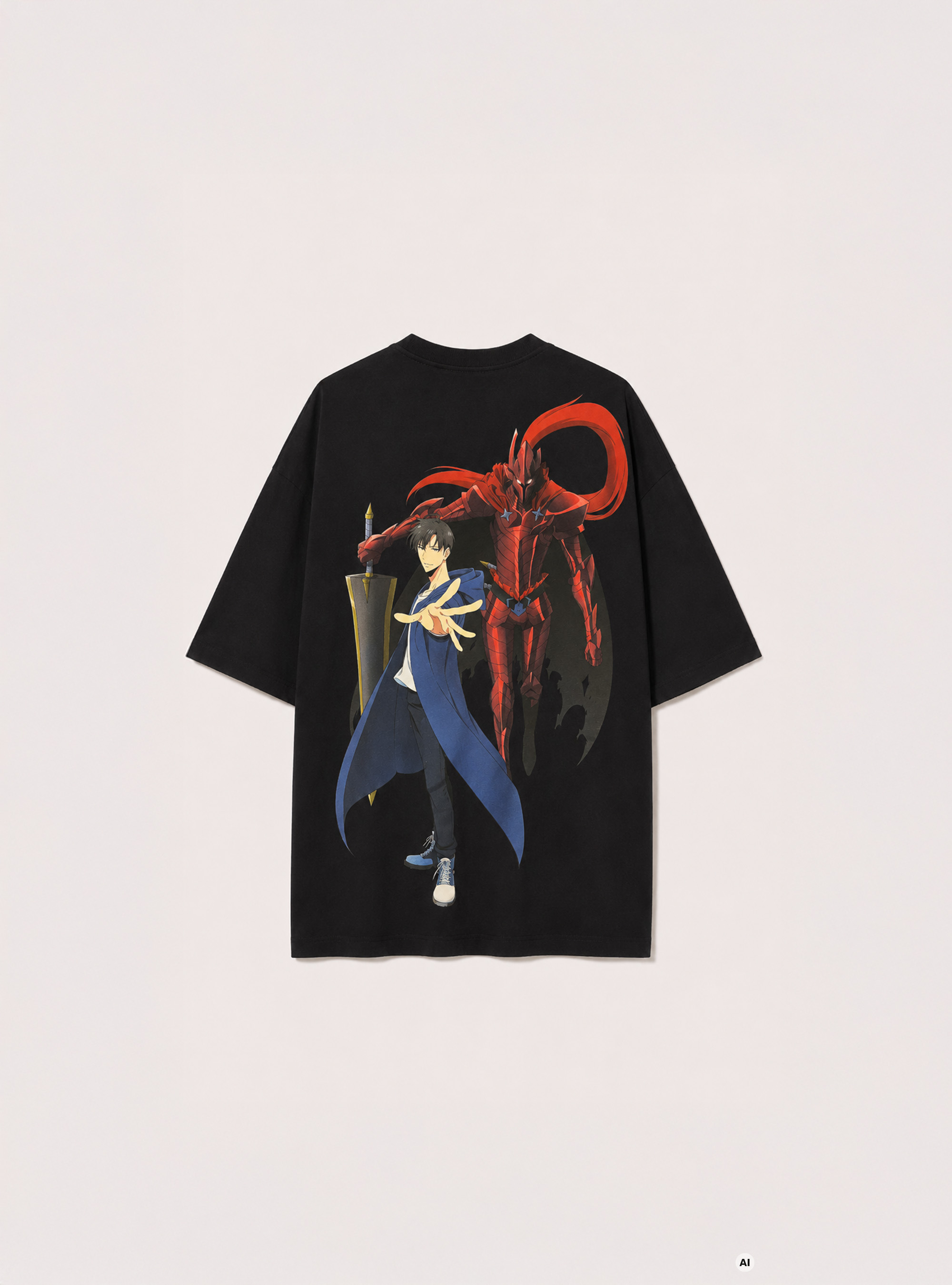 Solo Leveling t-shirt / Alcott, BK1 BLACK