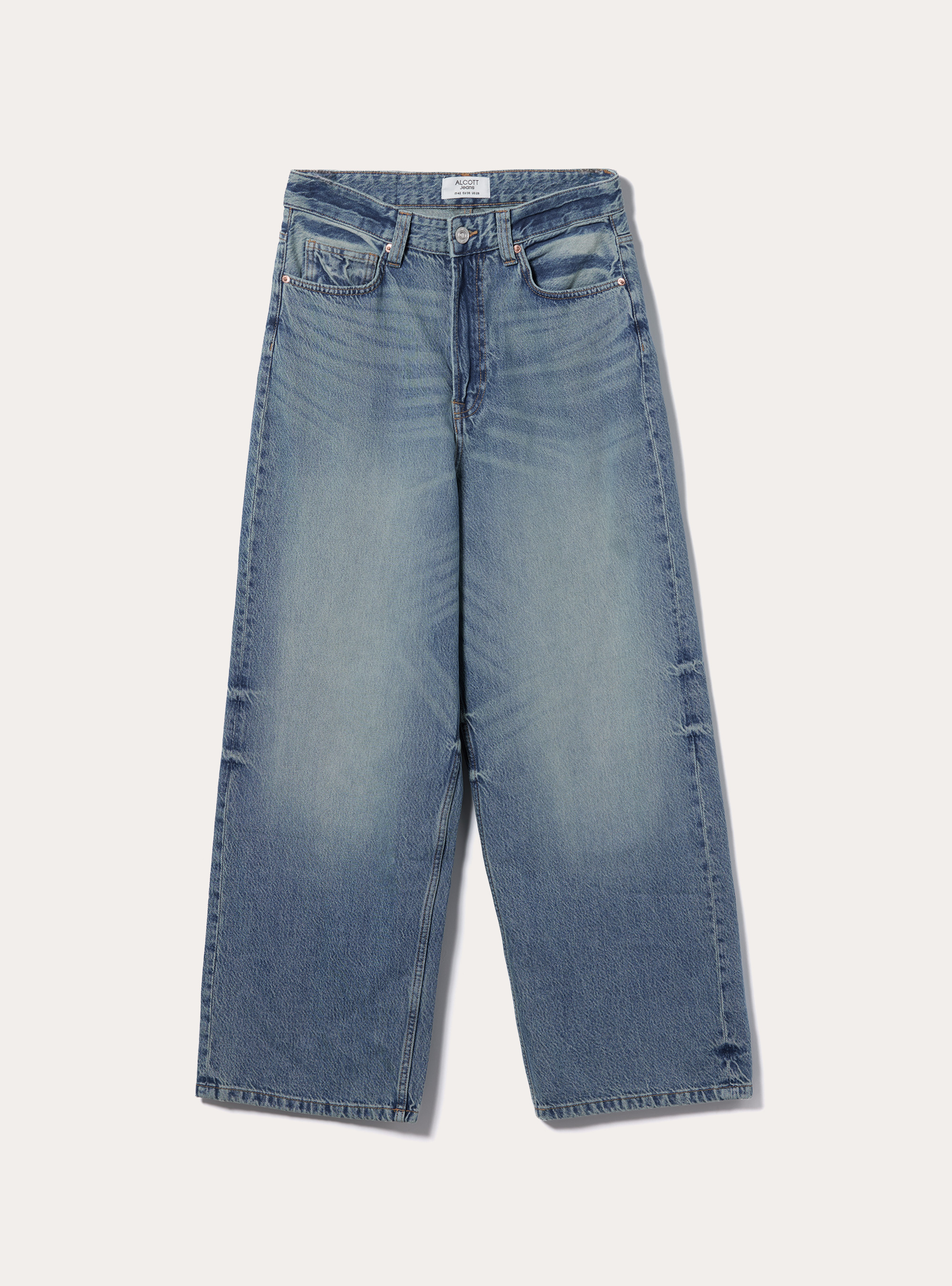 ボトムス Tinycottons POODLE BAGGY JEANS 2Y パンツ】Tinycottons POODLE BAGGY JEANS 2Y | パンツ