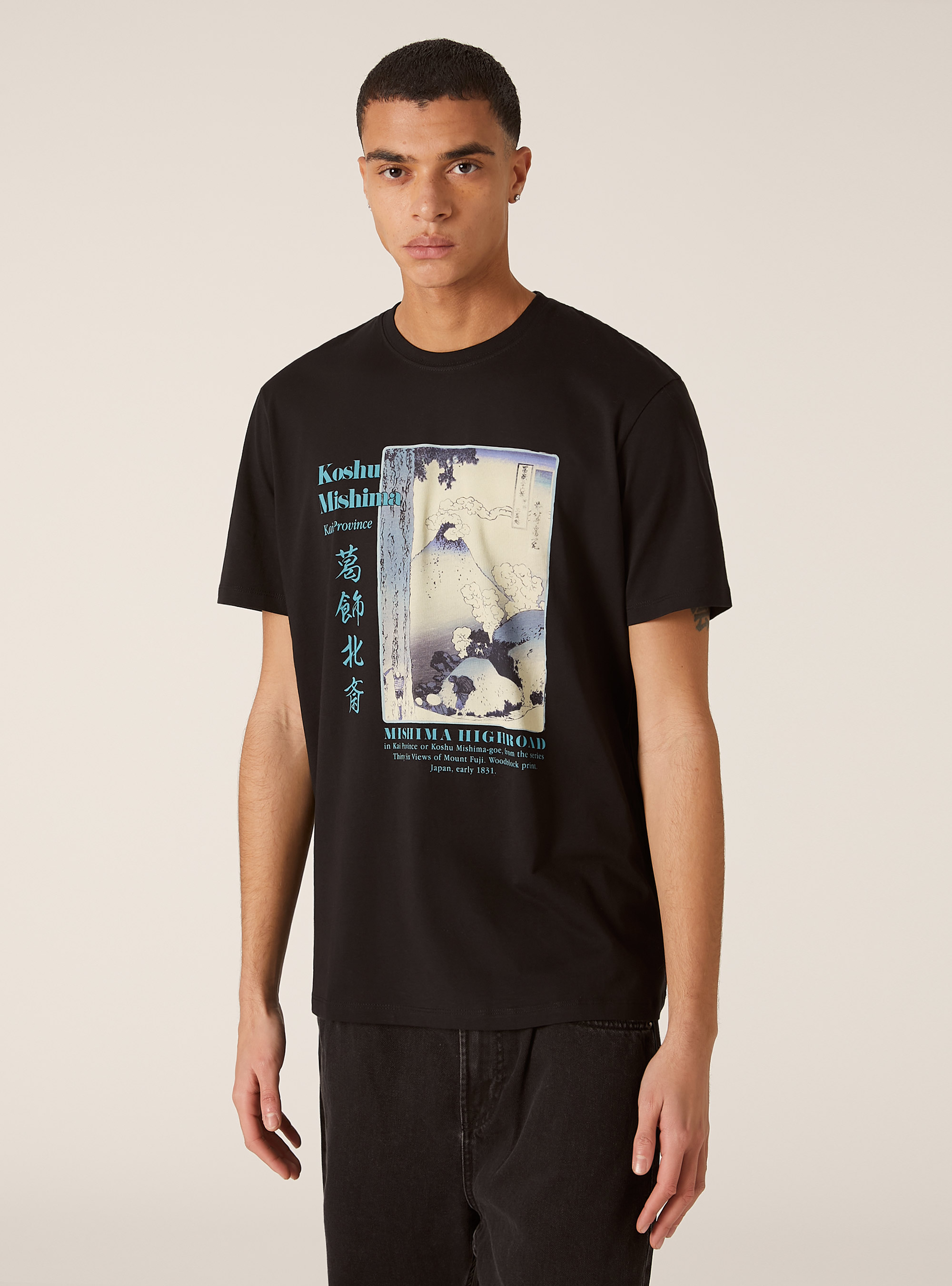 Art Collection / Alcott regular fit T-shirt, BK1 BLACK