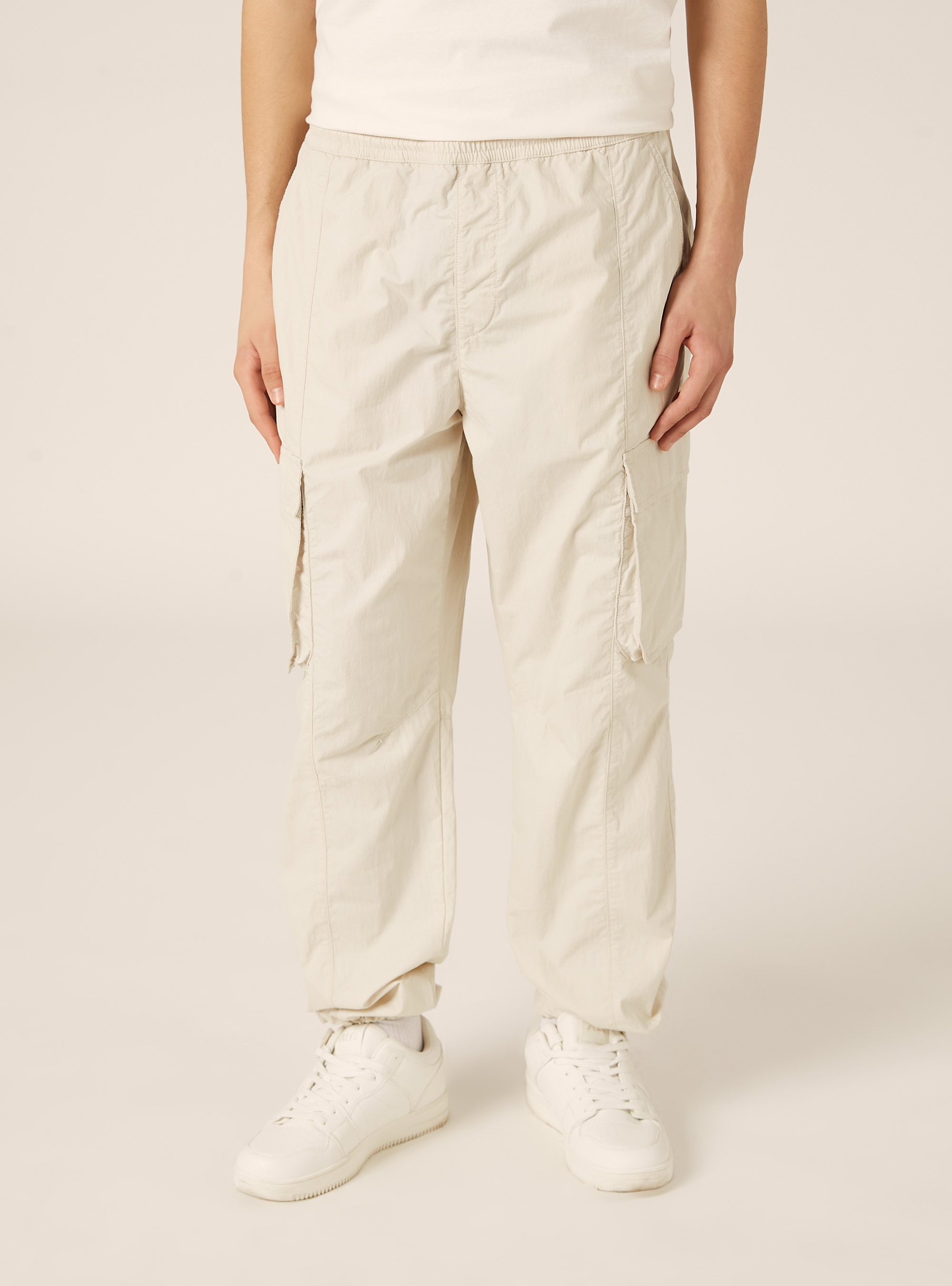 Pantaloni cargo parachute, SA3 SAND LIGHT