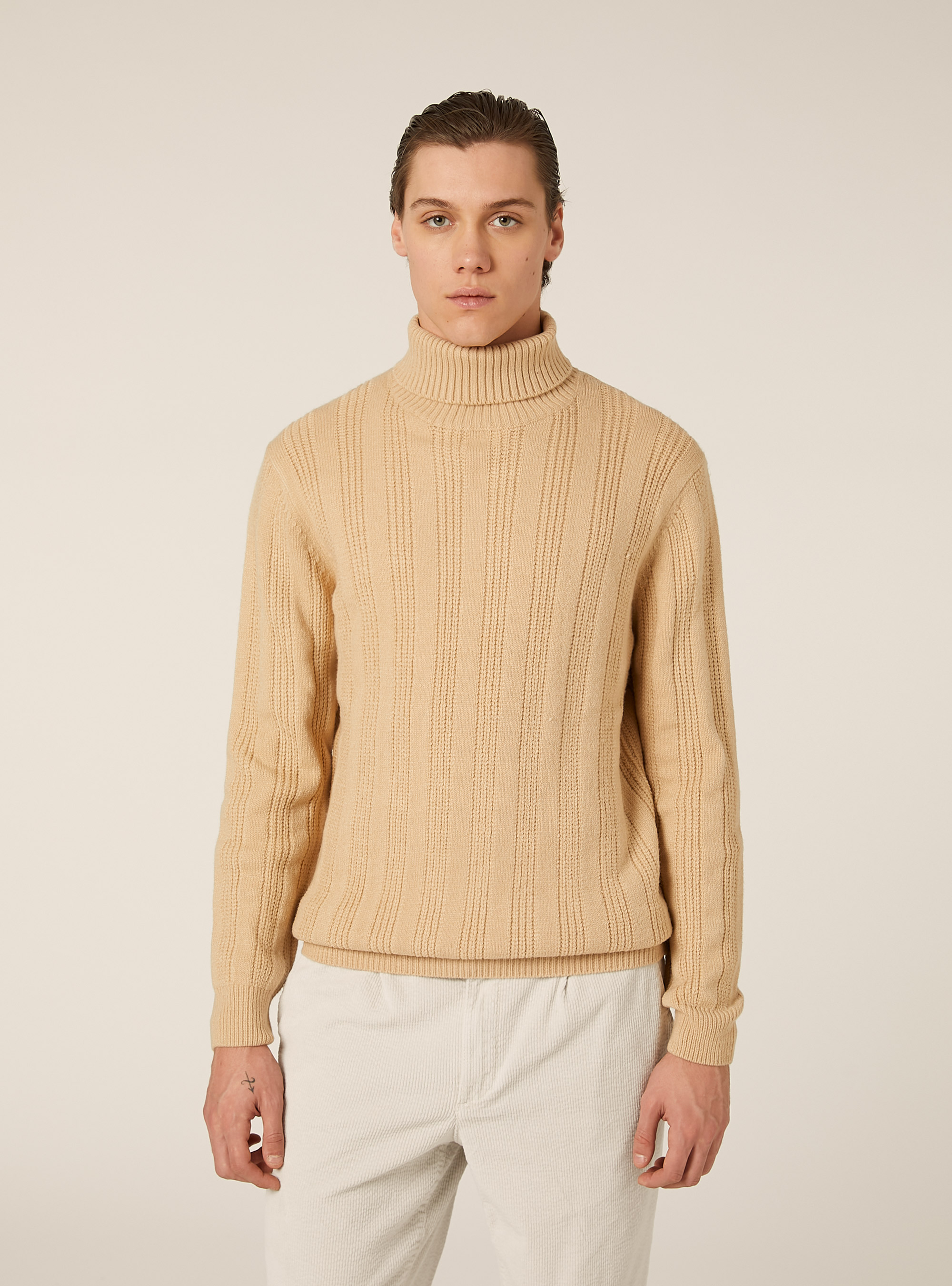 Maglione collo alto, TB2 TOBACCO MEDIUM