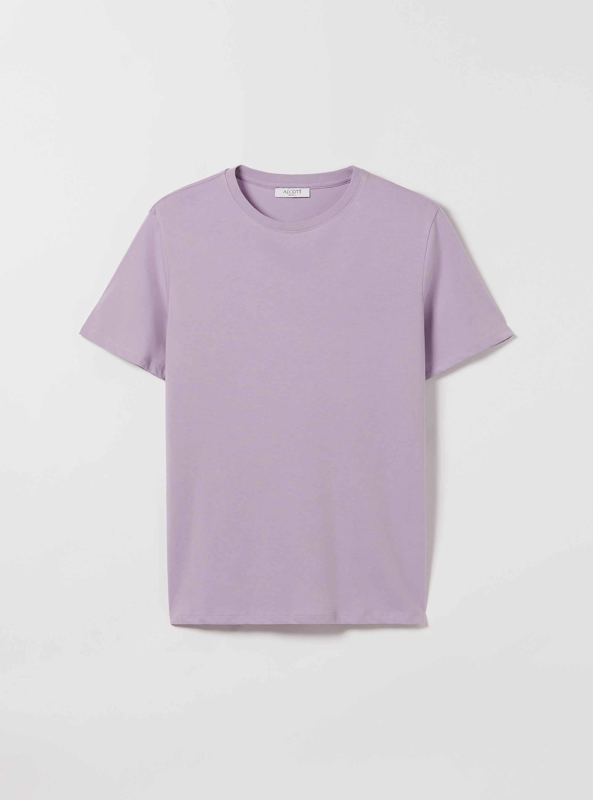 Crew-neck cotton T-shirt, LC2 LILLAC MEDIUM