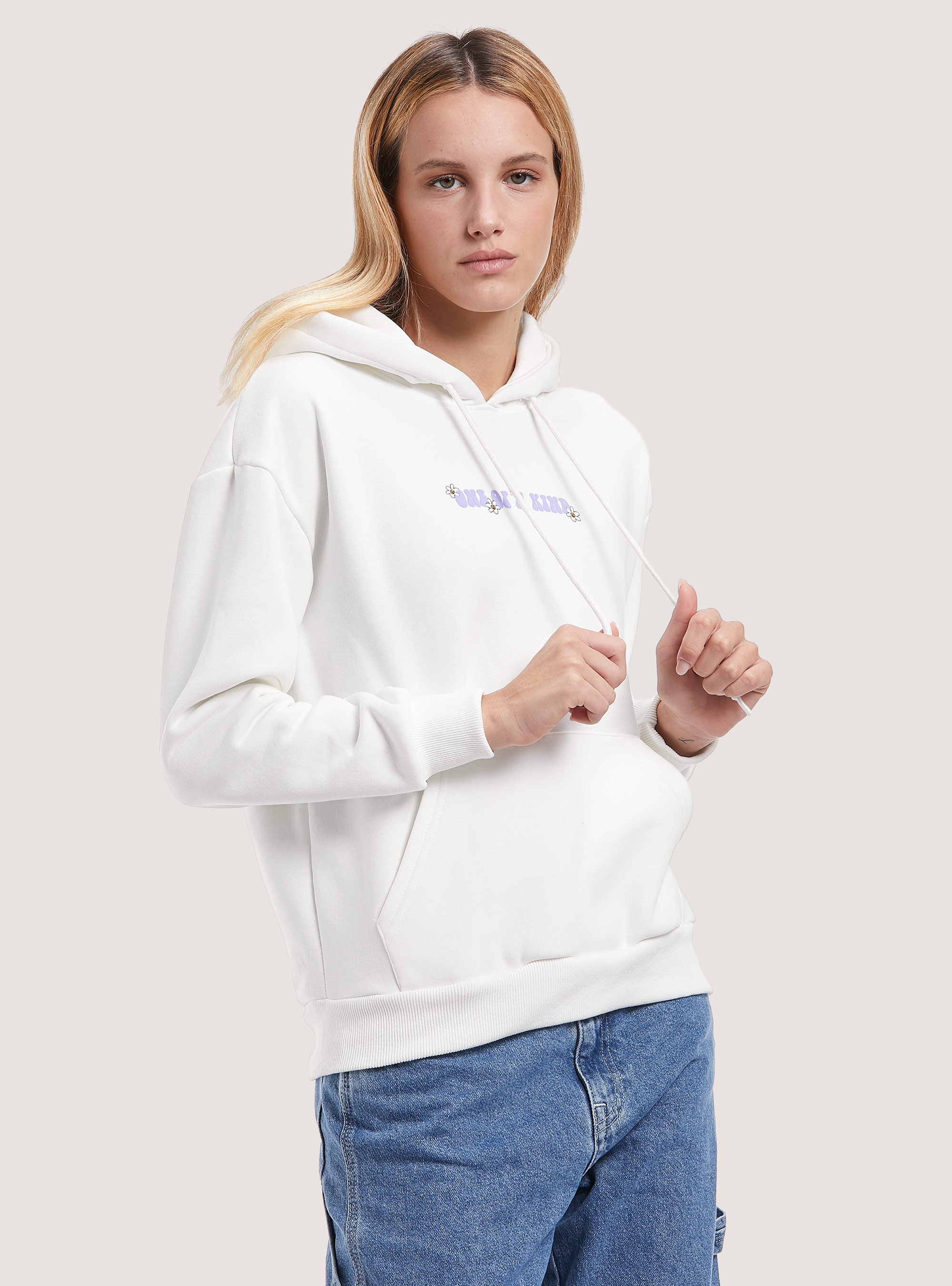 Sweatshirt with Smile Collection print, WH2 WHITE