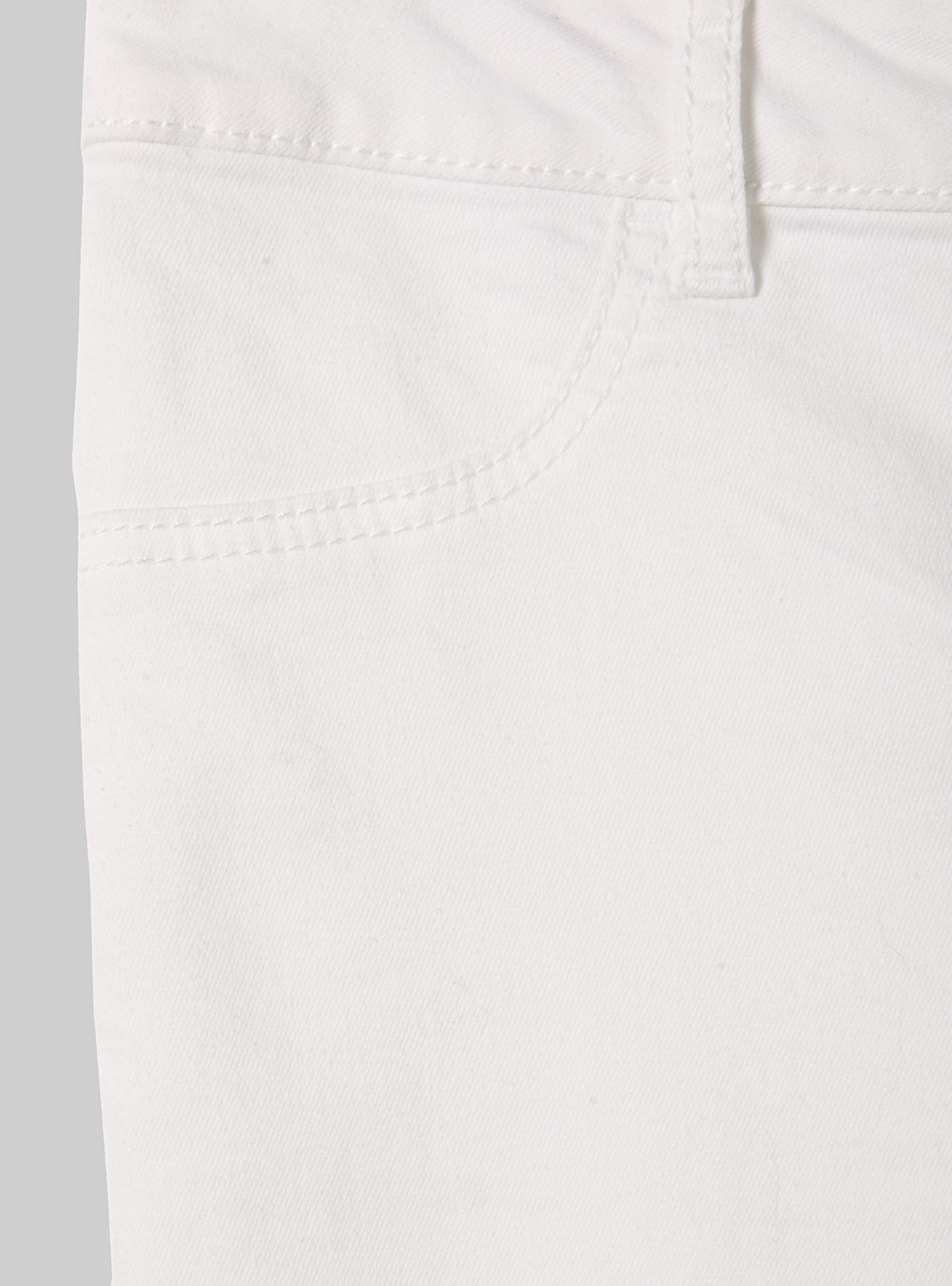 High-waisted super skinny jeans in stretch denim, D099 WHITE