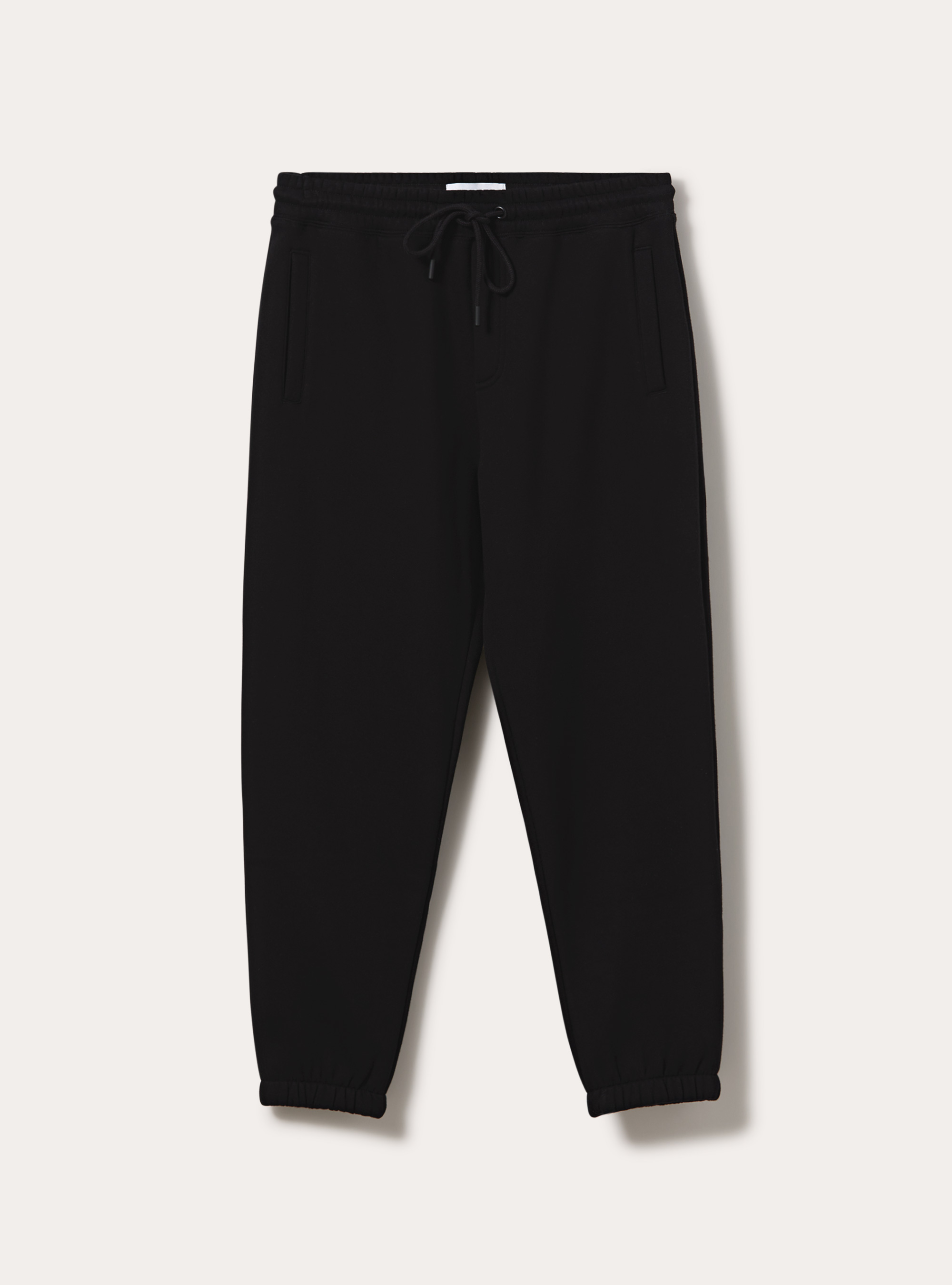 Jogger basico con coulisse ed elastico in vita, BK1 BLACK