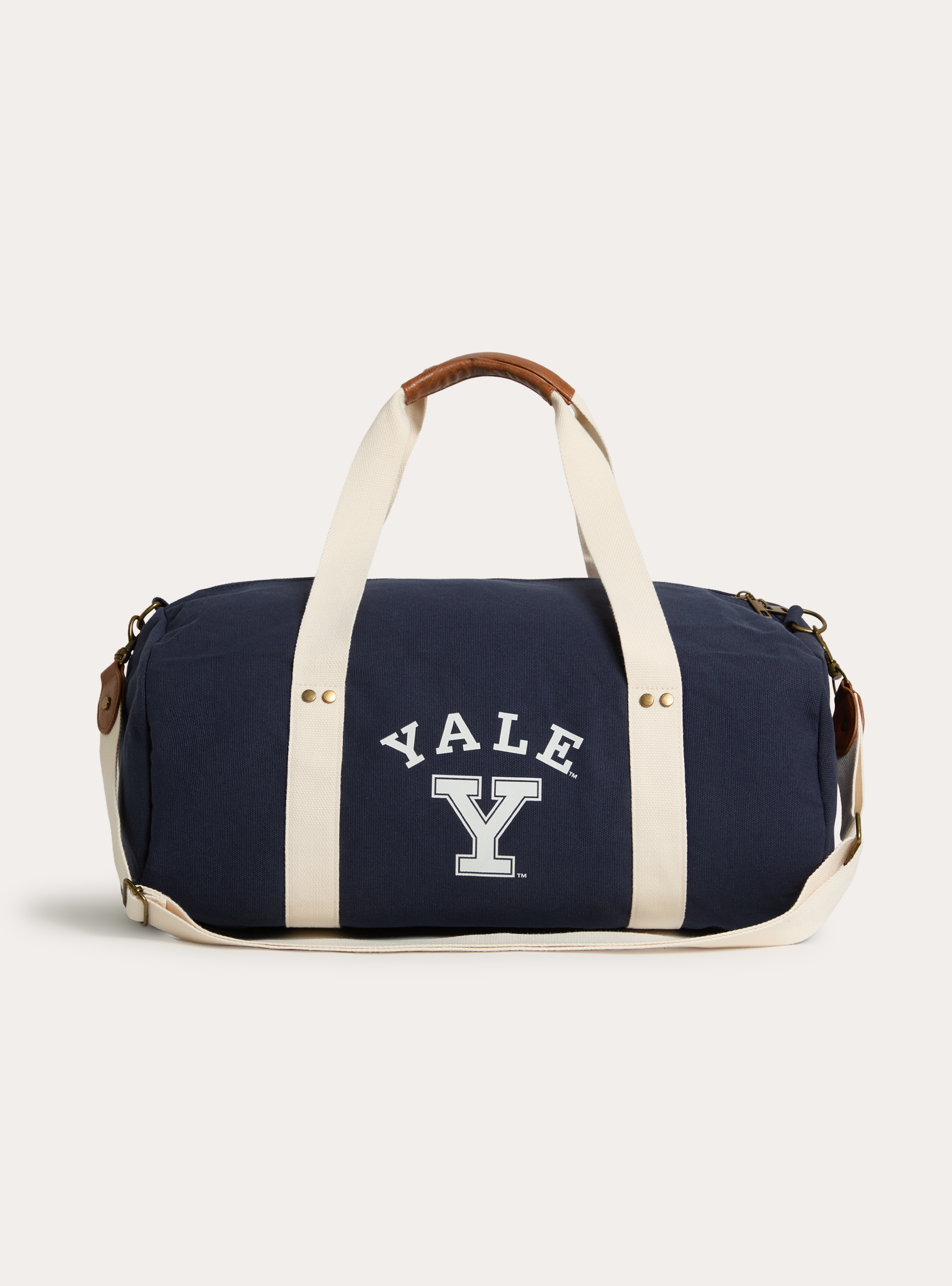 Sac de voyage en toile avec imprime Yale / Alcott, NA2 NAVY MEDIUM