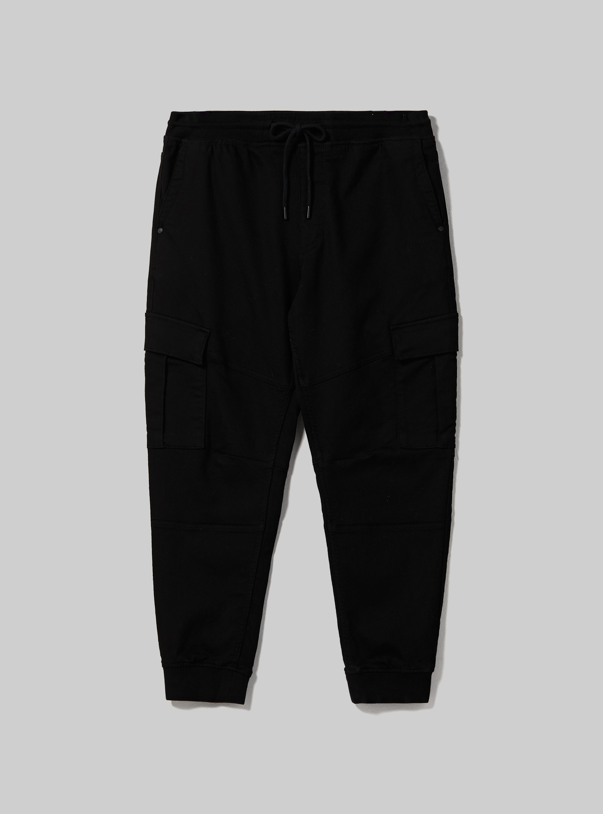 Jogger trousers with large pockets, BK1 BLACK