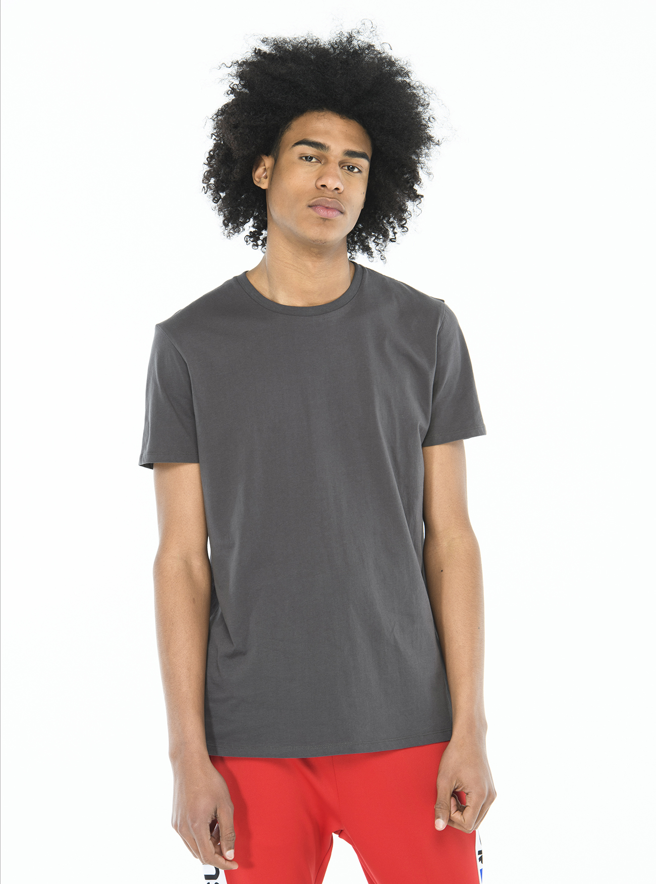 T-shirt tinta unita, C1119 GREY