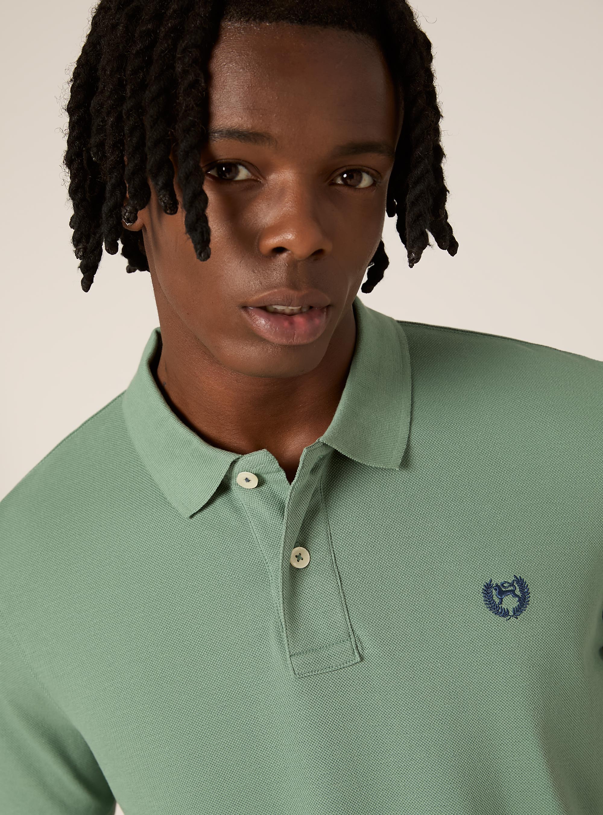 Polo de piqu&eacute; de algod&oacute;n con bordado, KY3 KAKY LIGHT