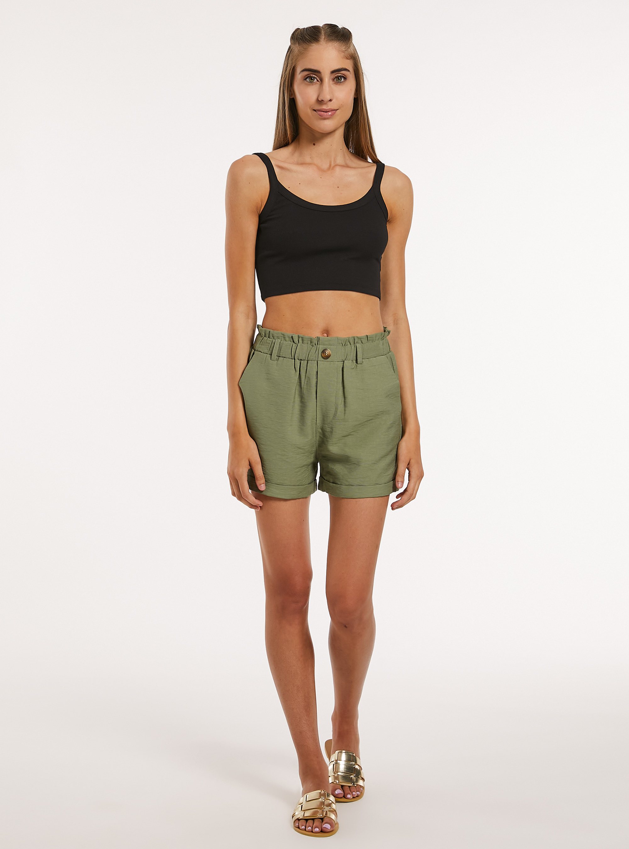 Canotta basica a coste, BK1 BLACK