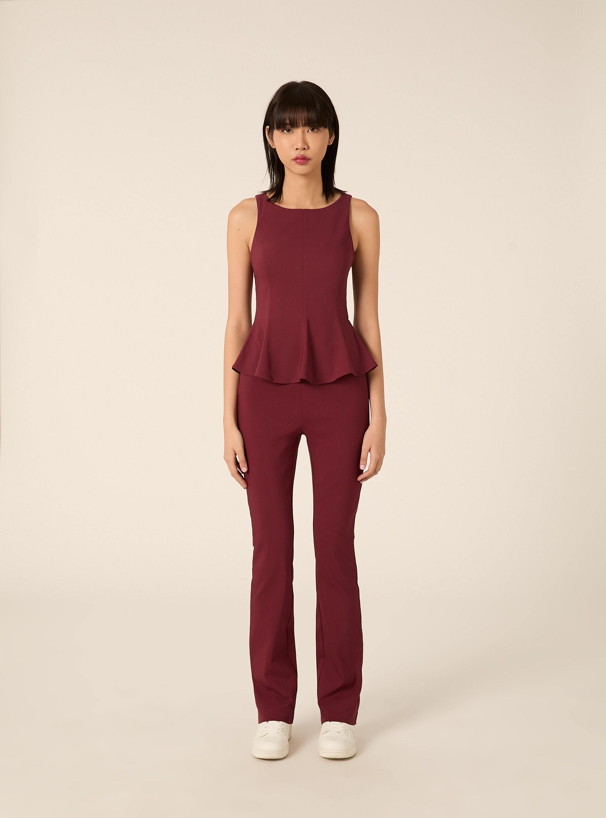 Top baschina senza maniche, BO2 BORDEAUX MEDIUM