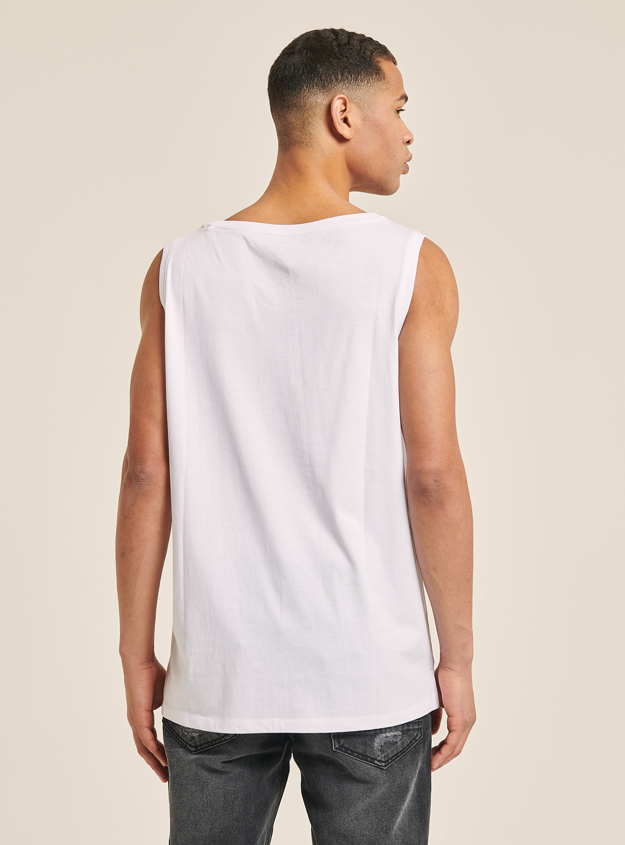 Essential tank top, WHITE